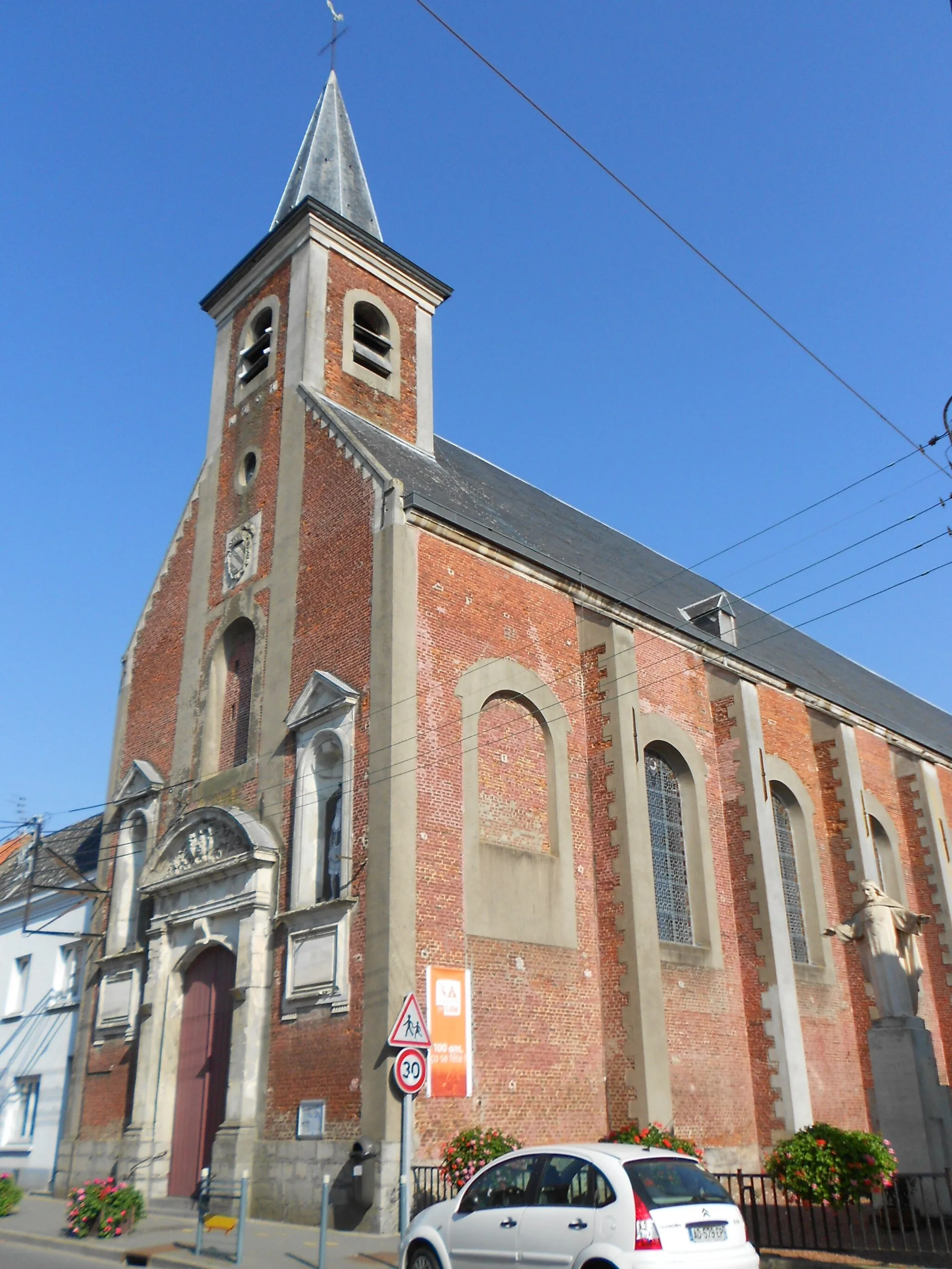 Photo showing: Église Saint-Calixte-Saint-Évrard