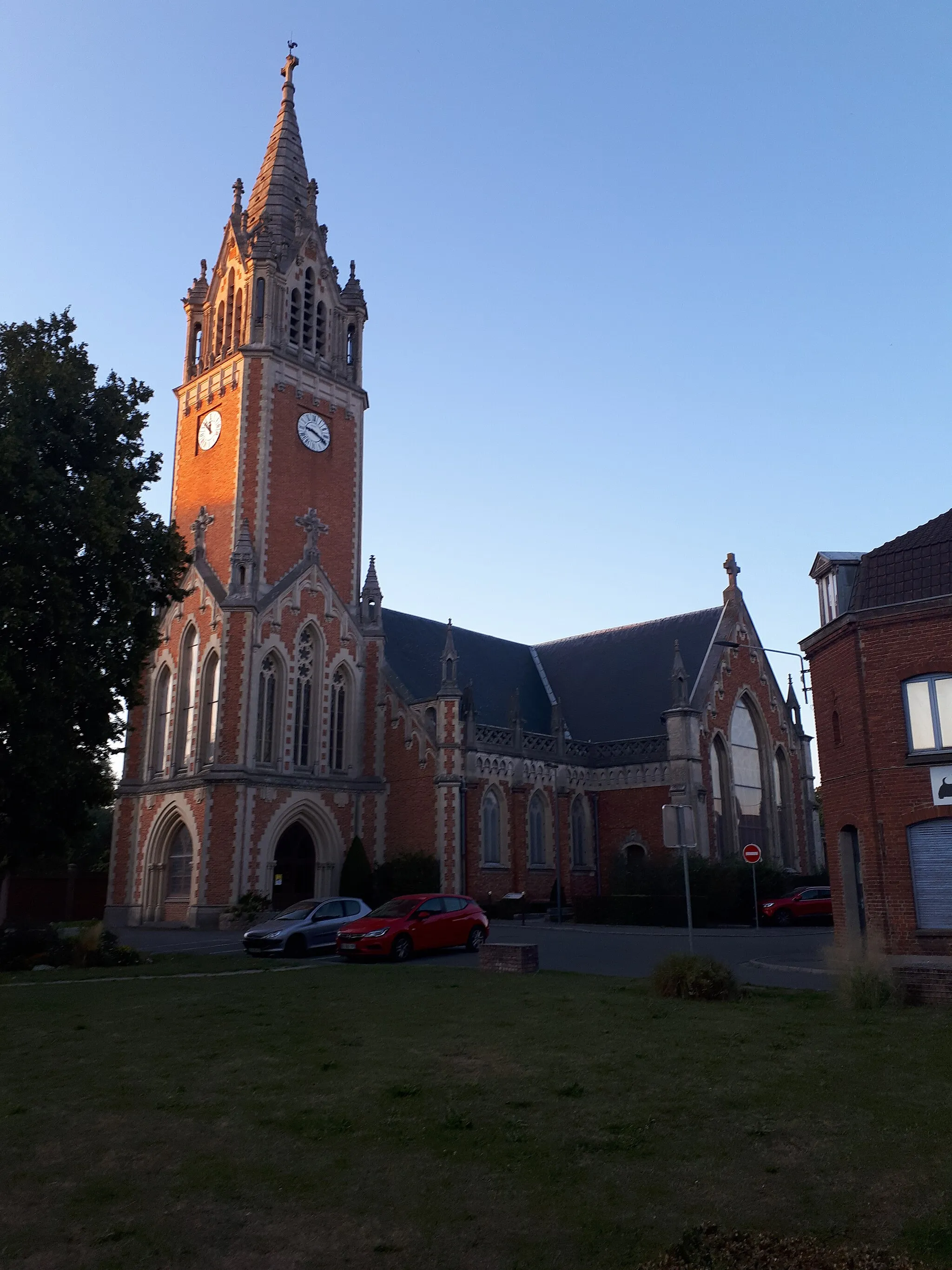 Photo showing: Kerk (Église Saint-Martin) in Erquinghem-Lys