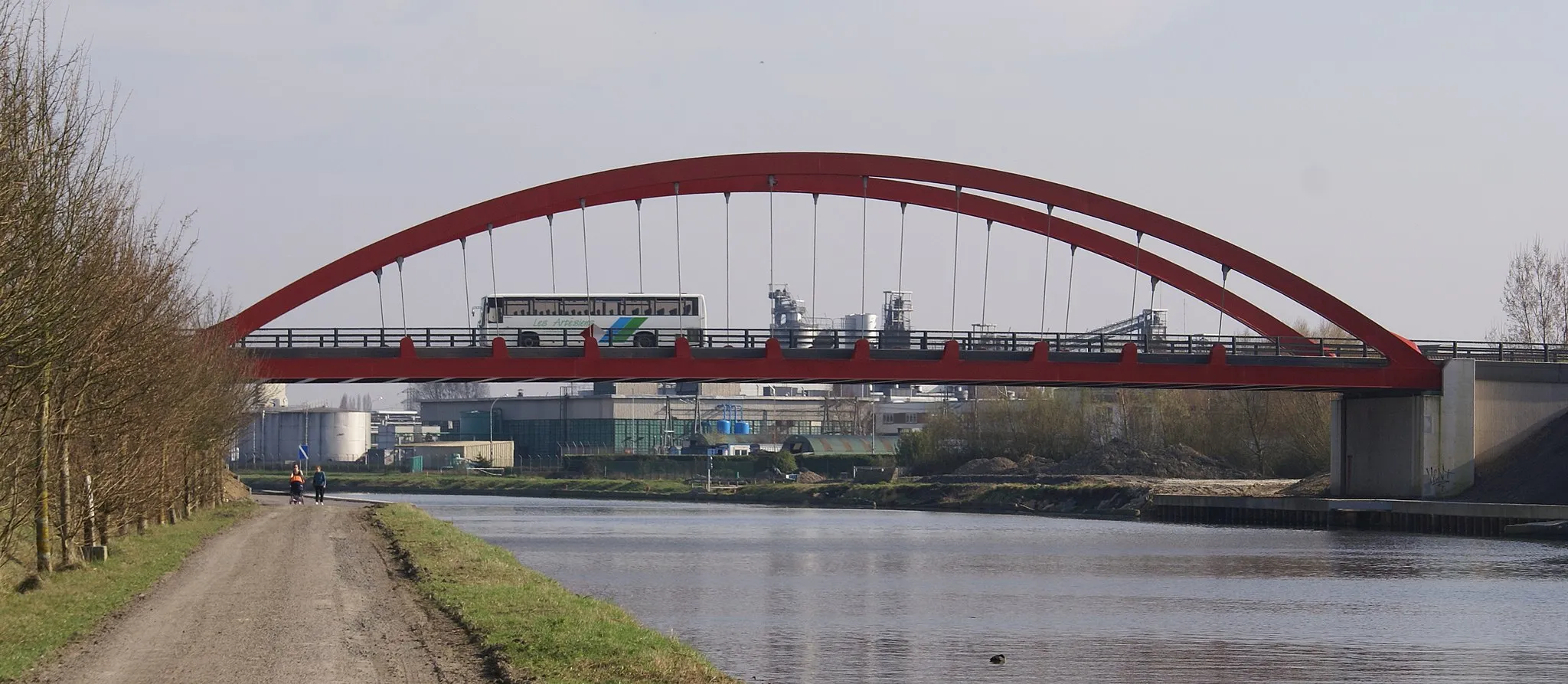 Photo showing: Bridge over the Canal Dunkerque-Escaut between Essars and Béthune