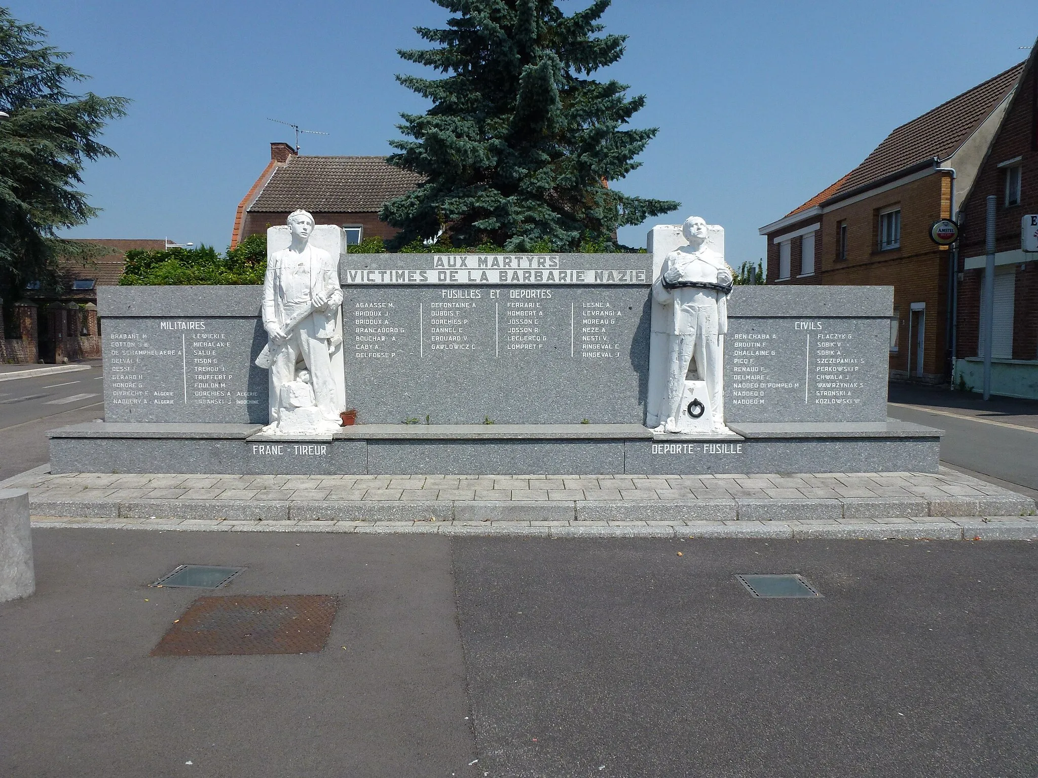 Photo showing: Fenain (Nord, Fr) monument 39-45