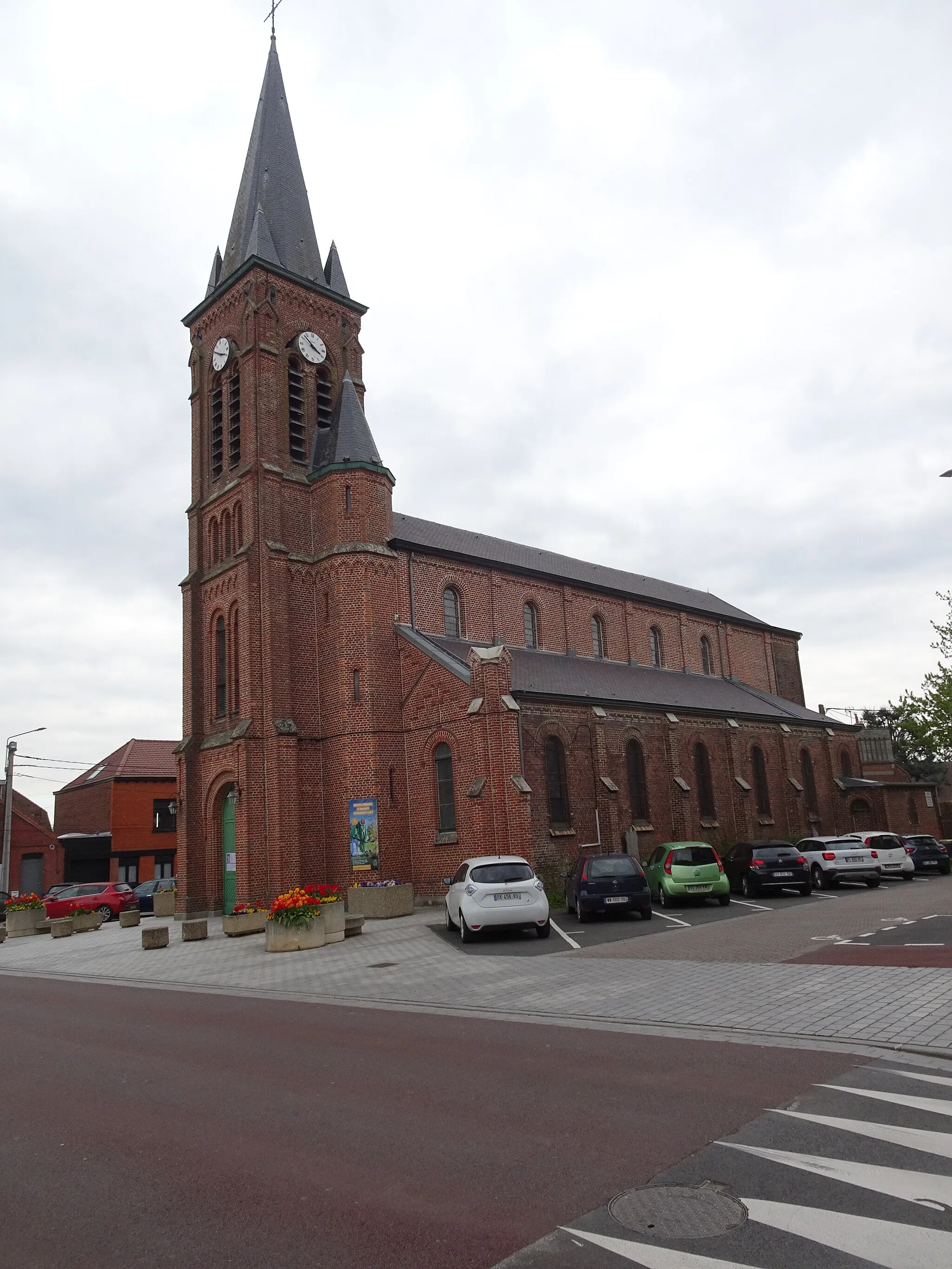 Photo showing: Église Saint-Jean-Baptiste de Forest-sur-Marque