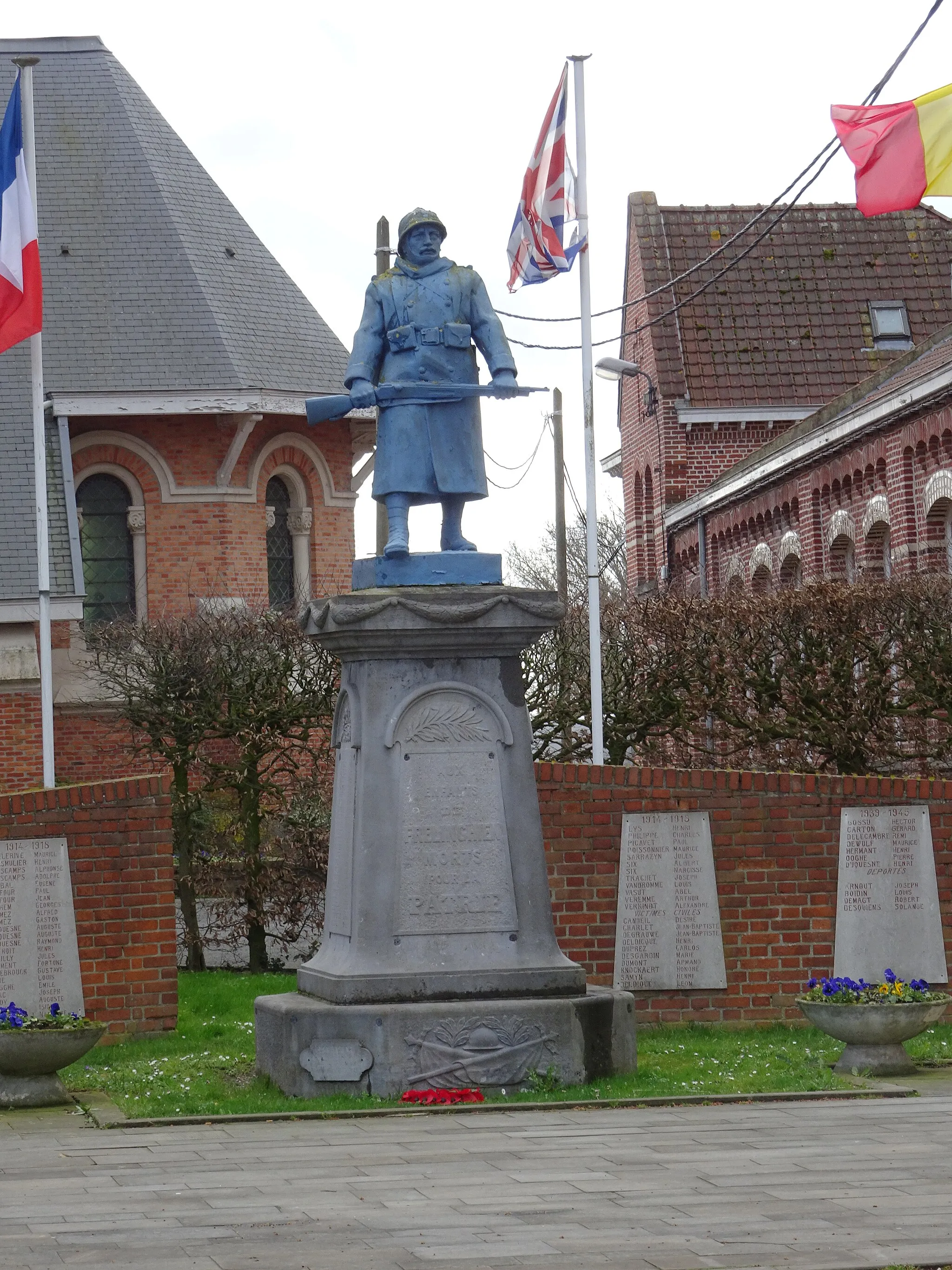 Photo showing: Monument aux morts de Frelinghien Nord France