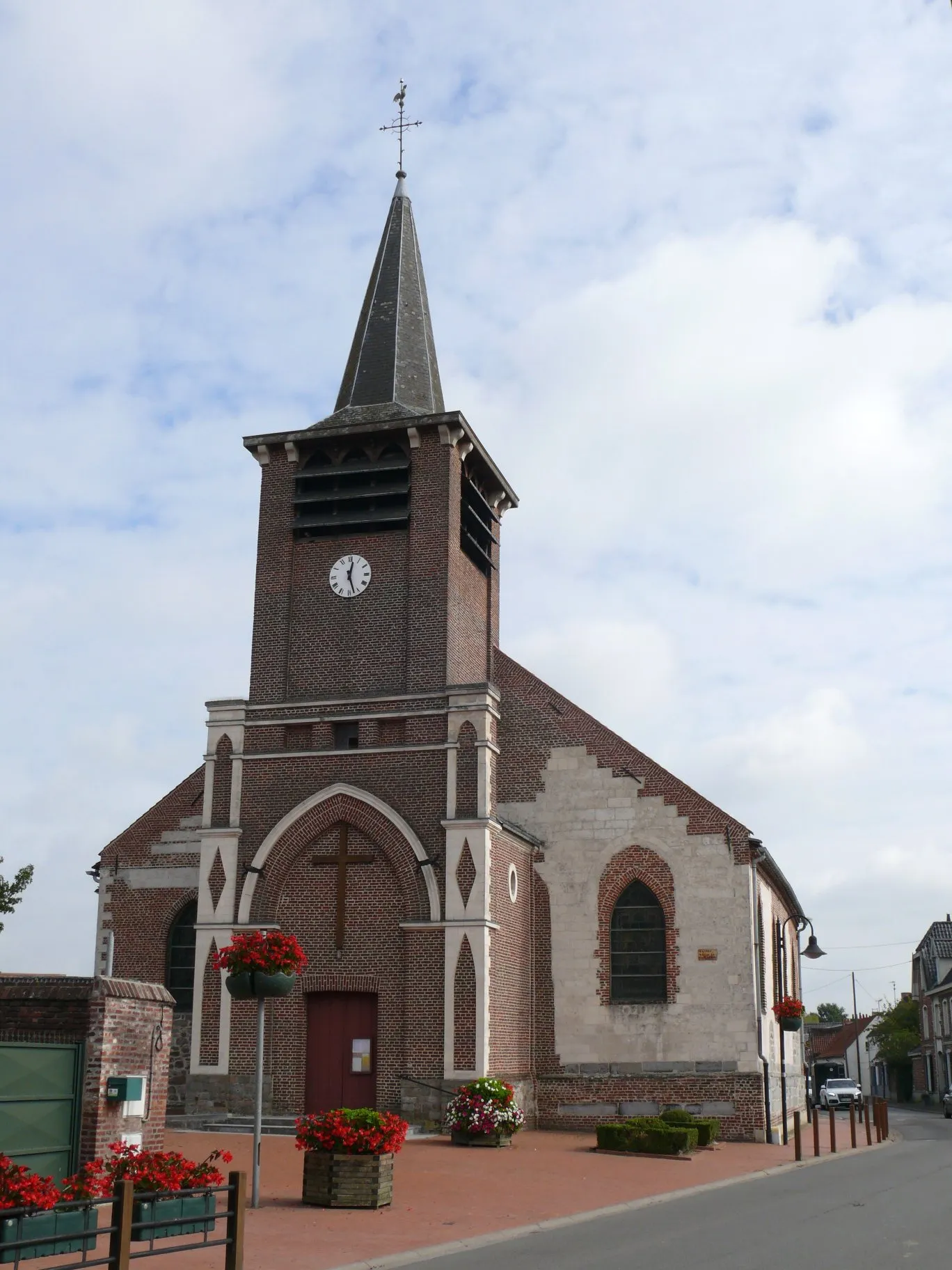 Photo showing: Our Lady of the Visitation's church of Genech (Nord, Hauts-de-France, France).