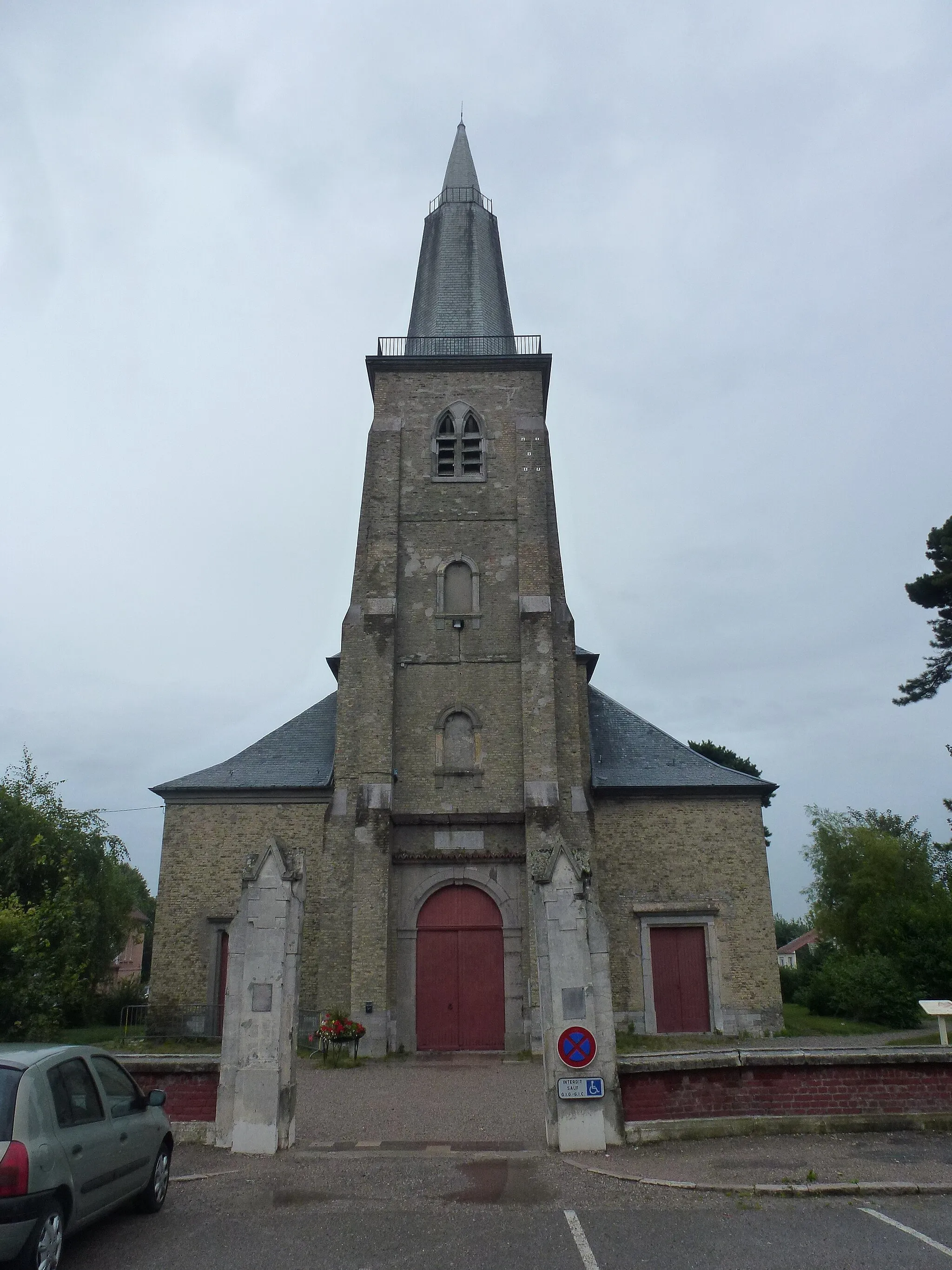 Photo showing: Guînes (Pas-de-Calais) église