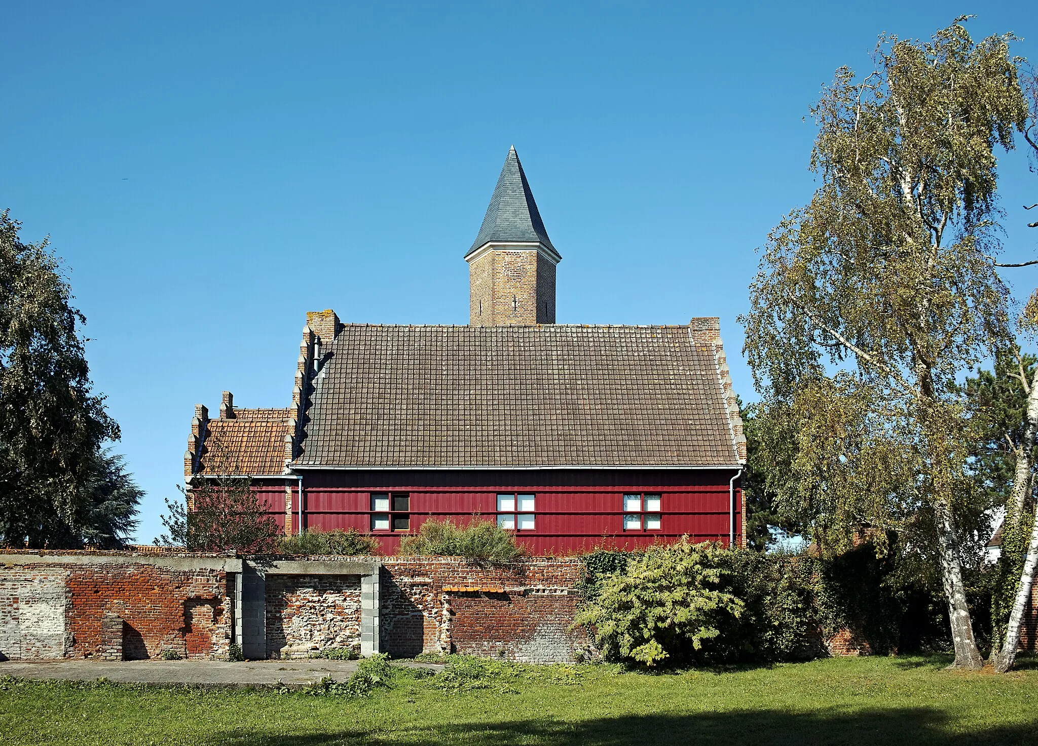 Photo showing: View of Hallennes-lez-Haubourdin Manoir.