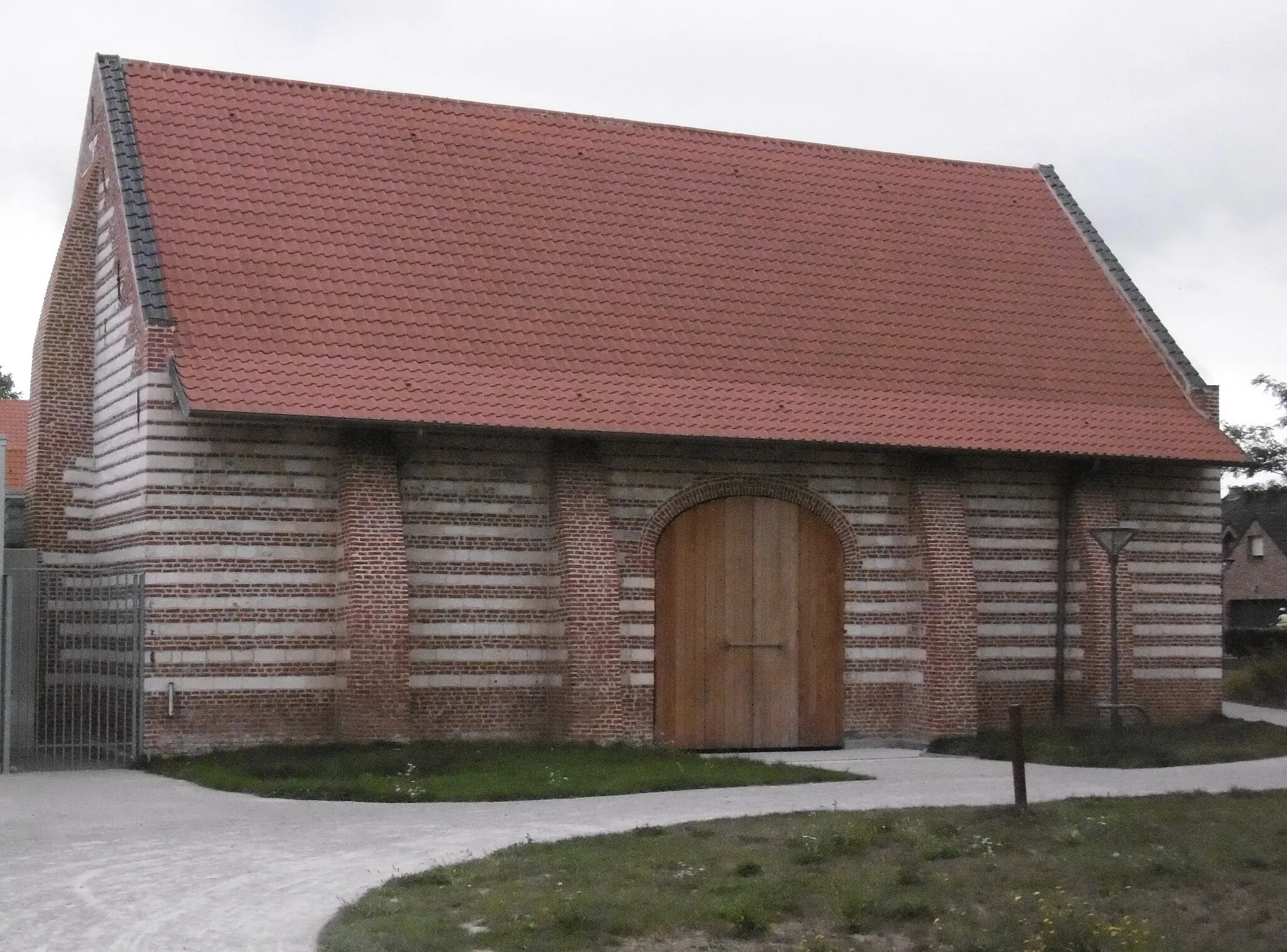 Photo showing: Haubourdin ferme Bocquiau vue du mail du bon pêcheur