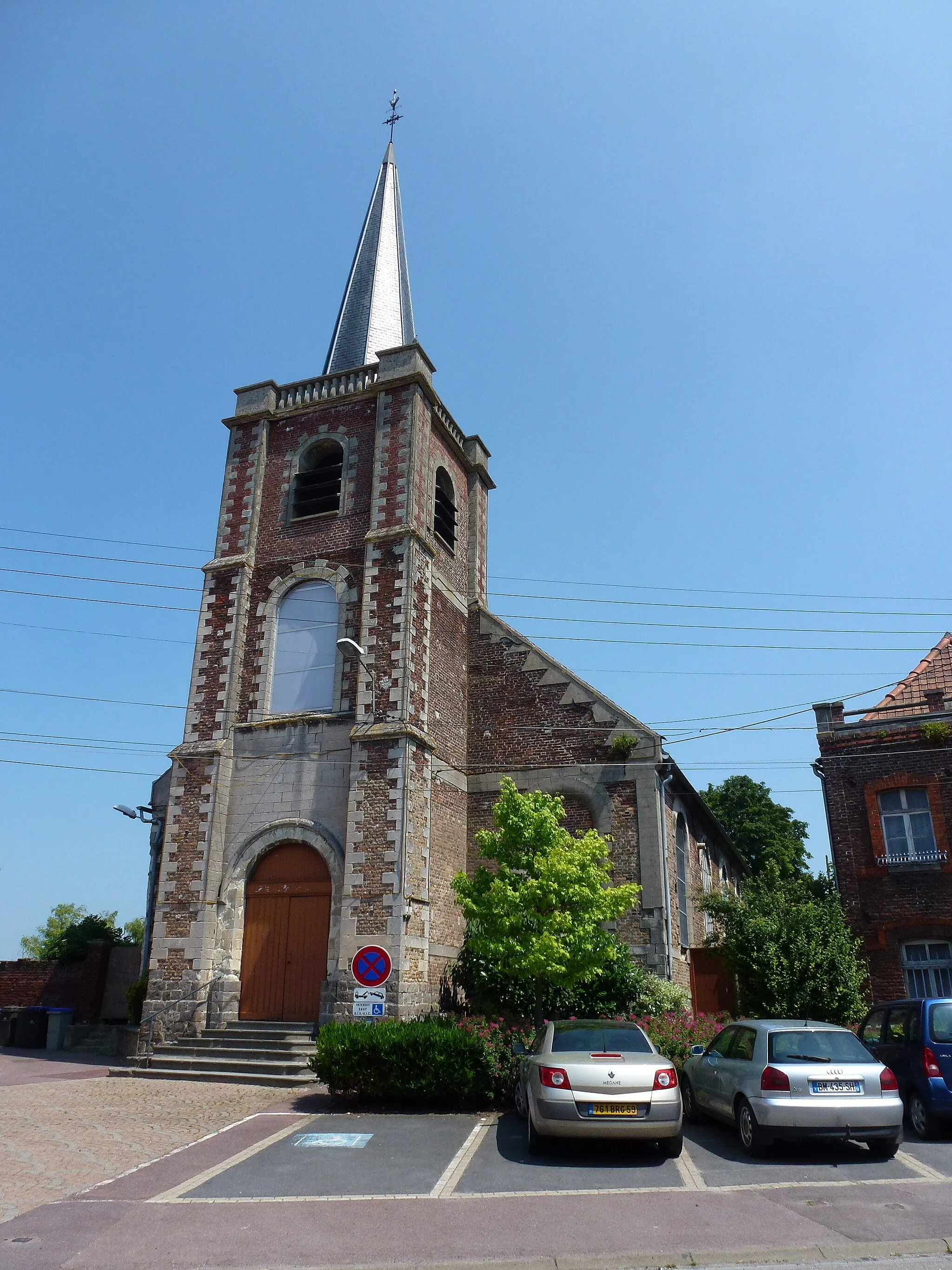 Photo showing: Hélesmes (Nord, Fr) église