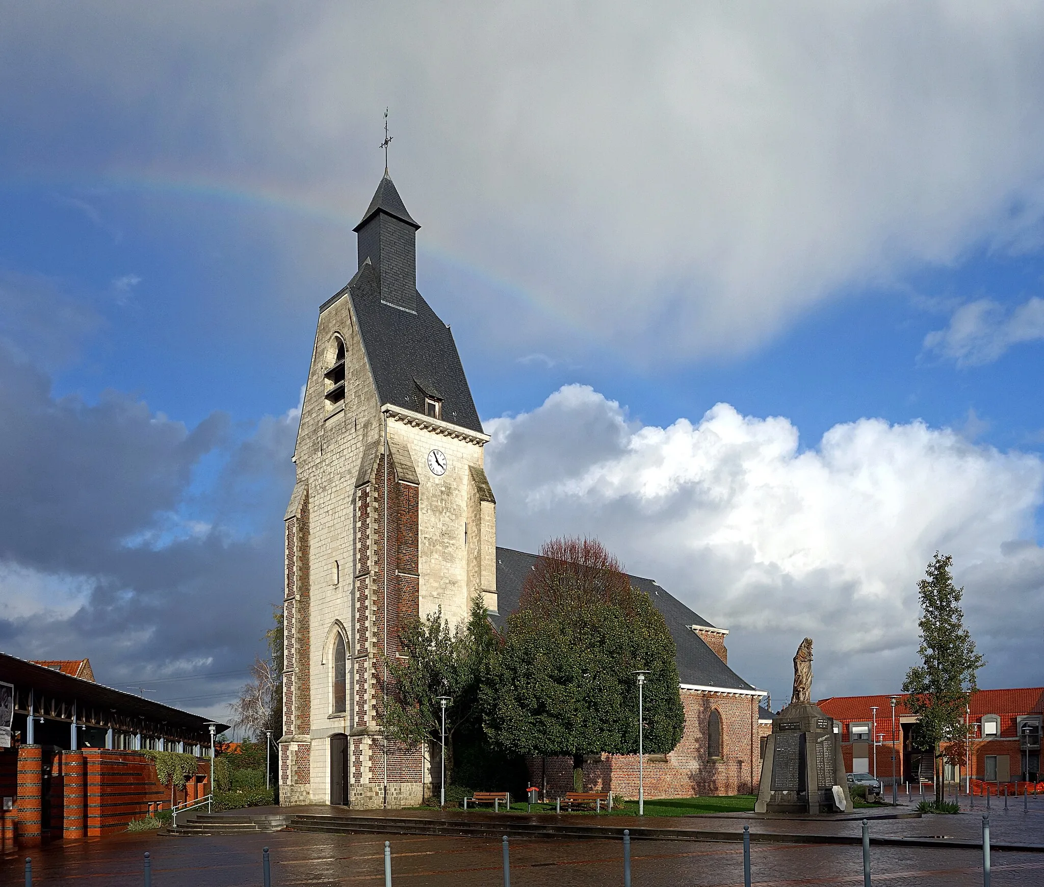 Photo showing: Saint Eloi Church in Lezennes, France.