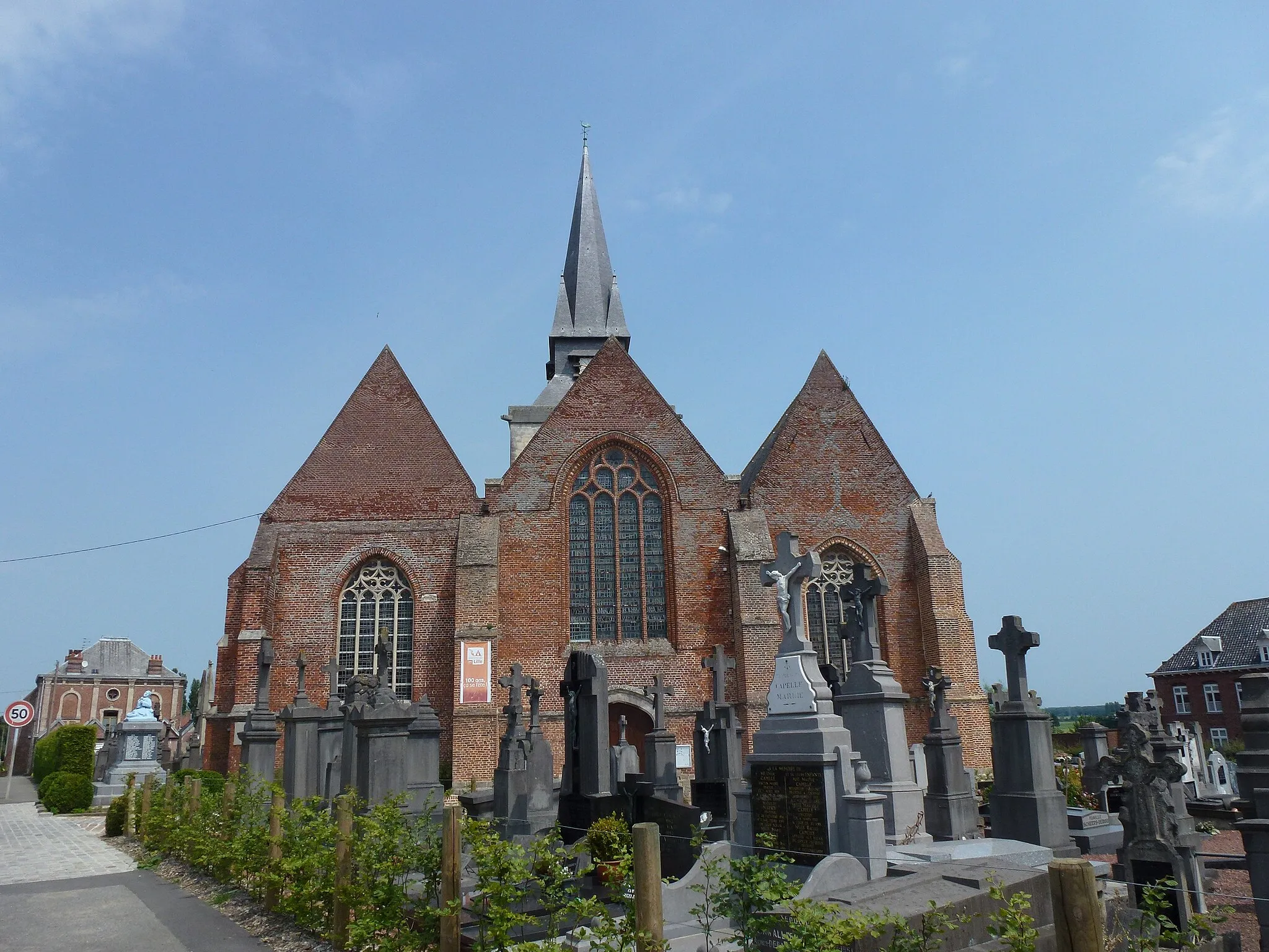 Photo showing: Morbecque (Nord, Fr) église