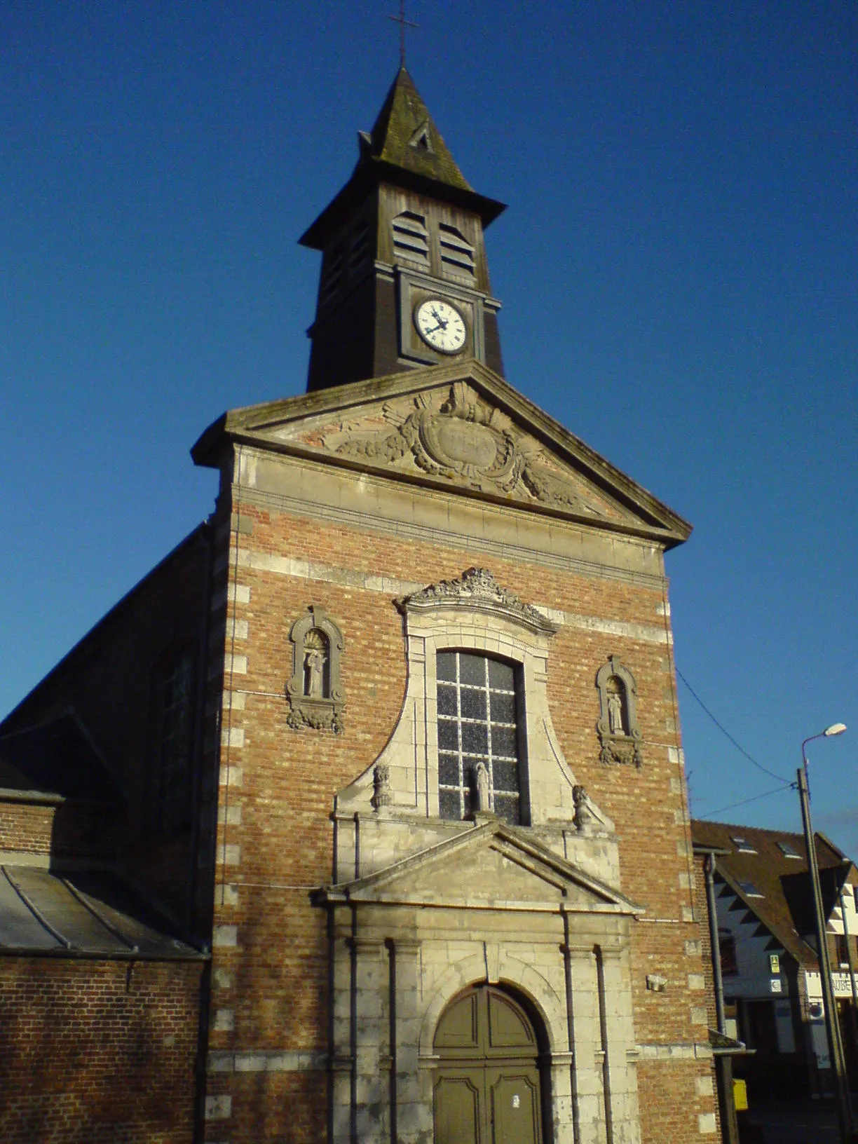 Photo showing: Eglise Saint-Thomas-de-Cantorbery de Morbecque (la Motte-aux-Bois)