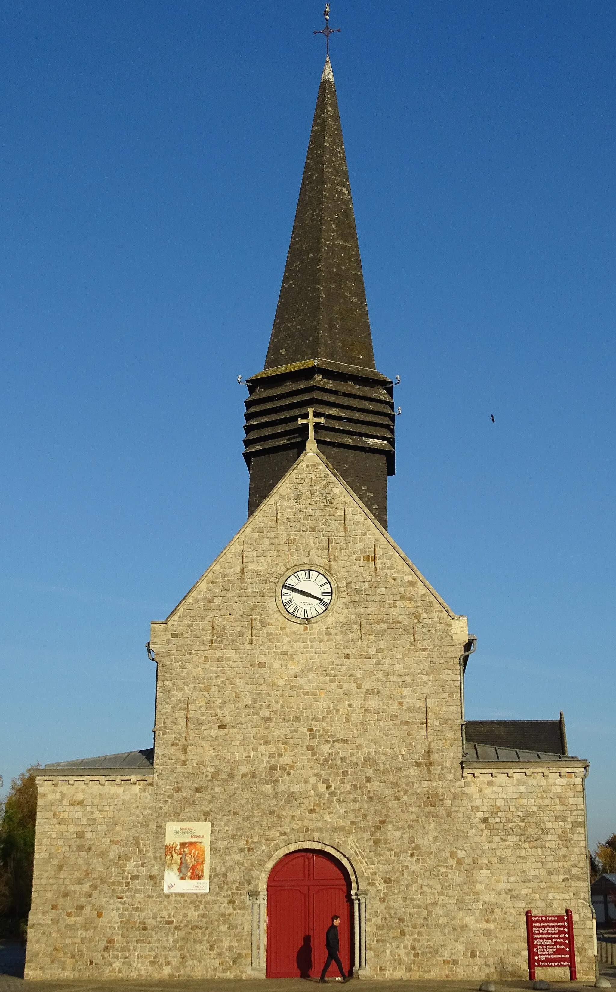 Photo showing: Église Saint-Gilles de Pecquencourt.