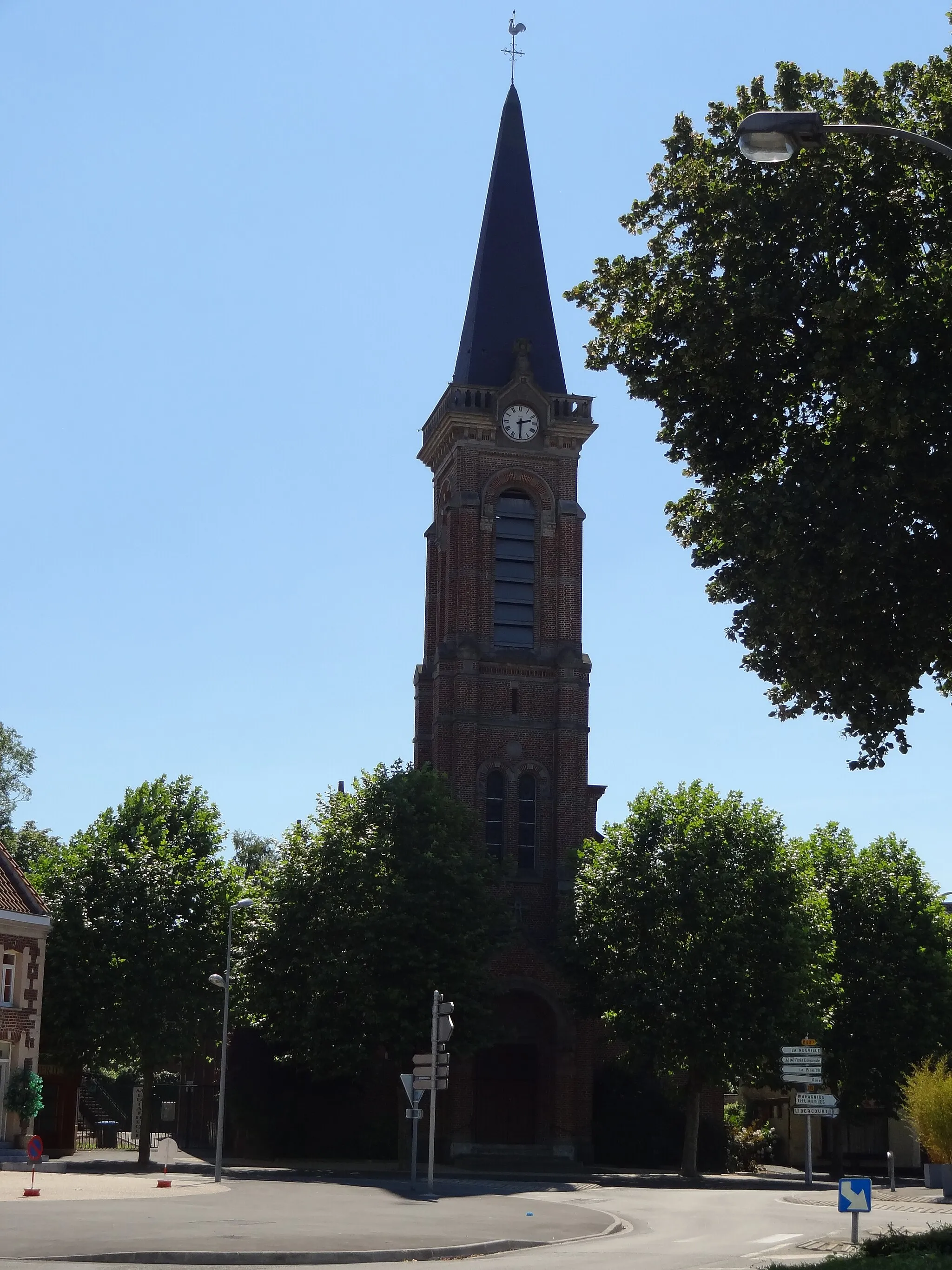 Photo showing: The church of PHALEMPIN (FRANCE, NORD)