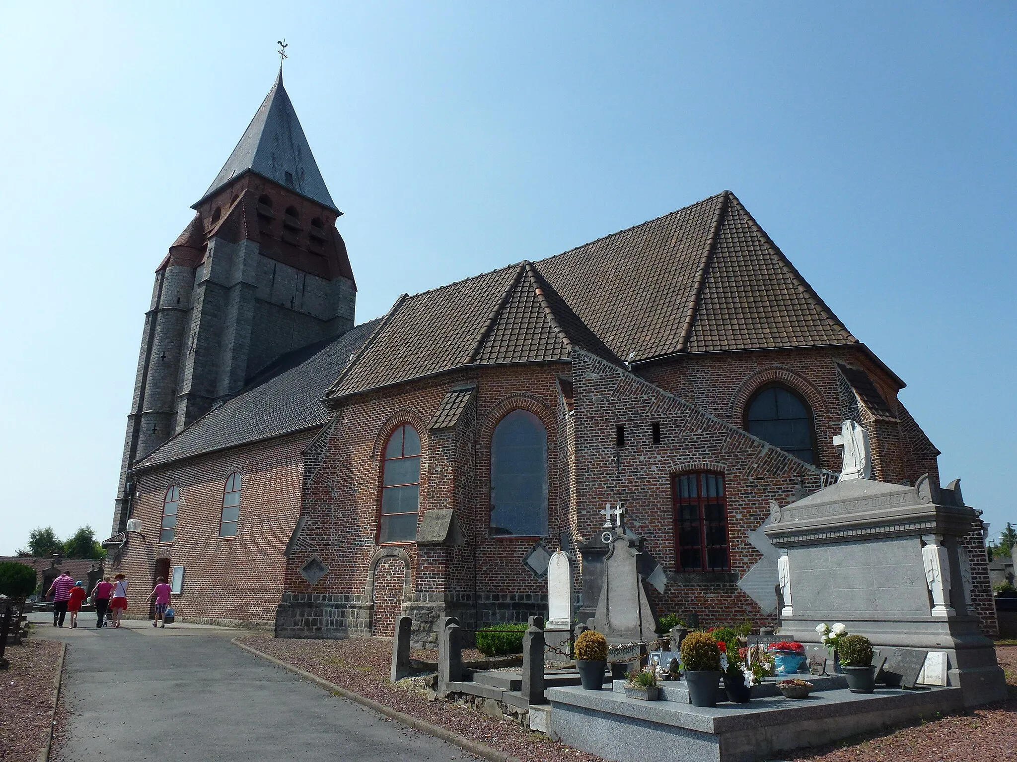 Photo showing: Raimbeaucourt (Nord, Fr) église, extérieur