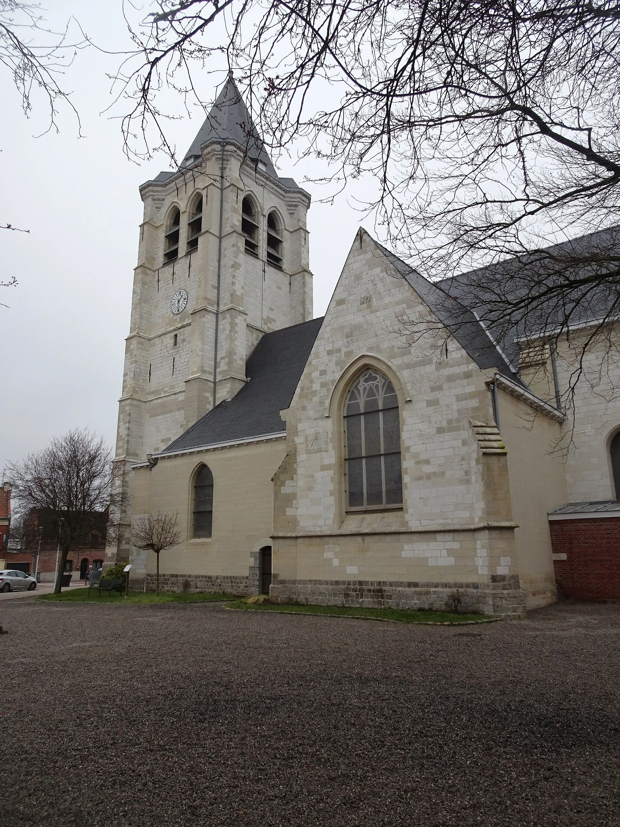 Photo showing: Saint Nicolas Church at Sainghin-en-Mélantois