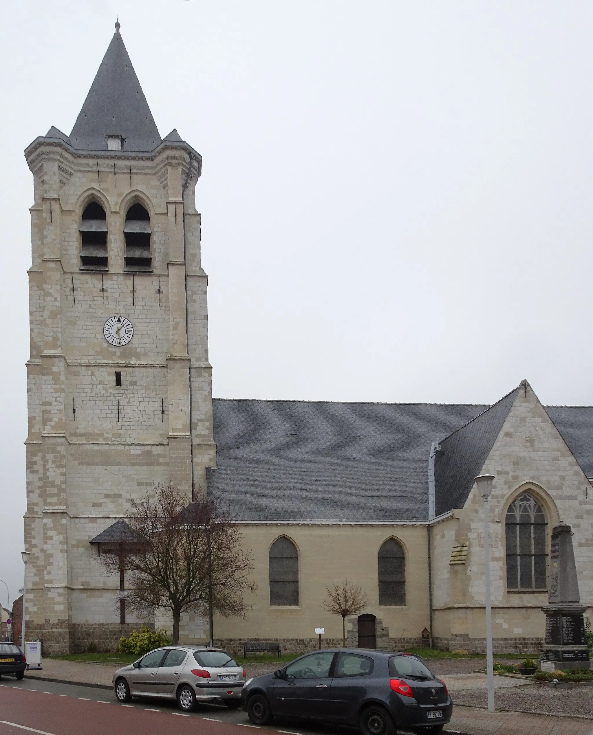 Photo showing: Saint Nicolas Church at Sainghin-en-Mélantois