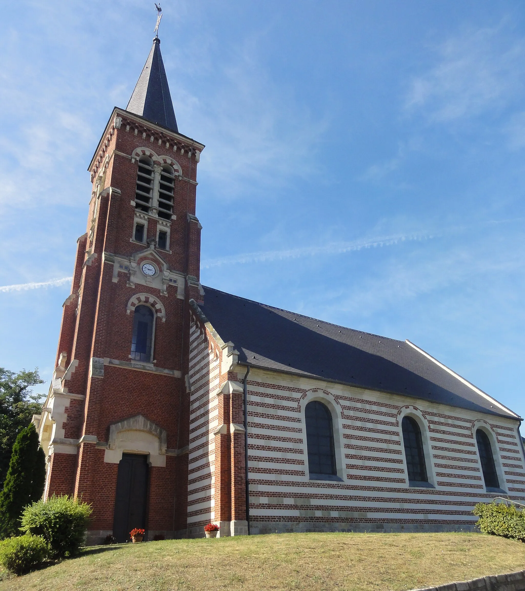 Photo showing: Depicted place: Église Saint-Martin de Saultain