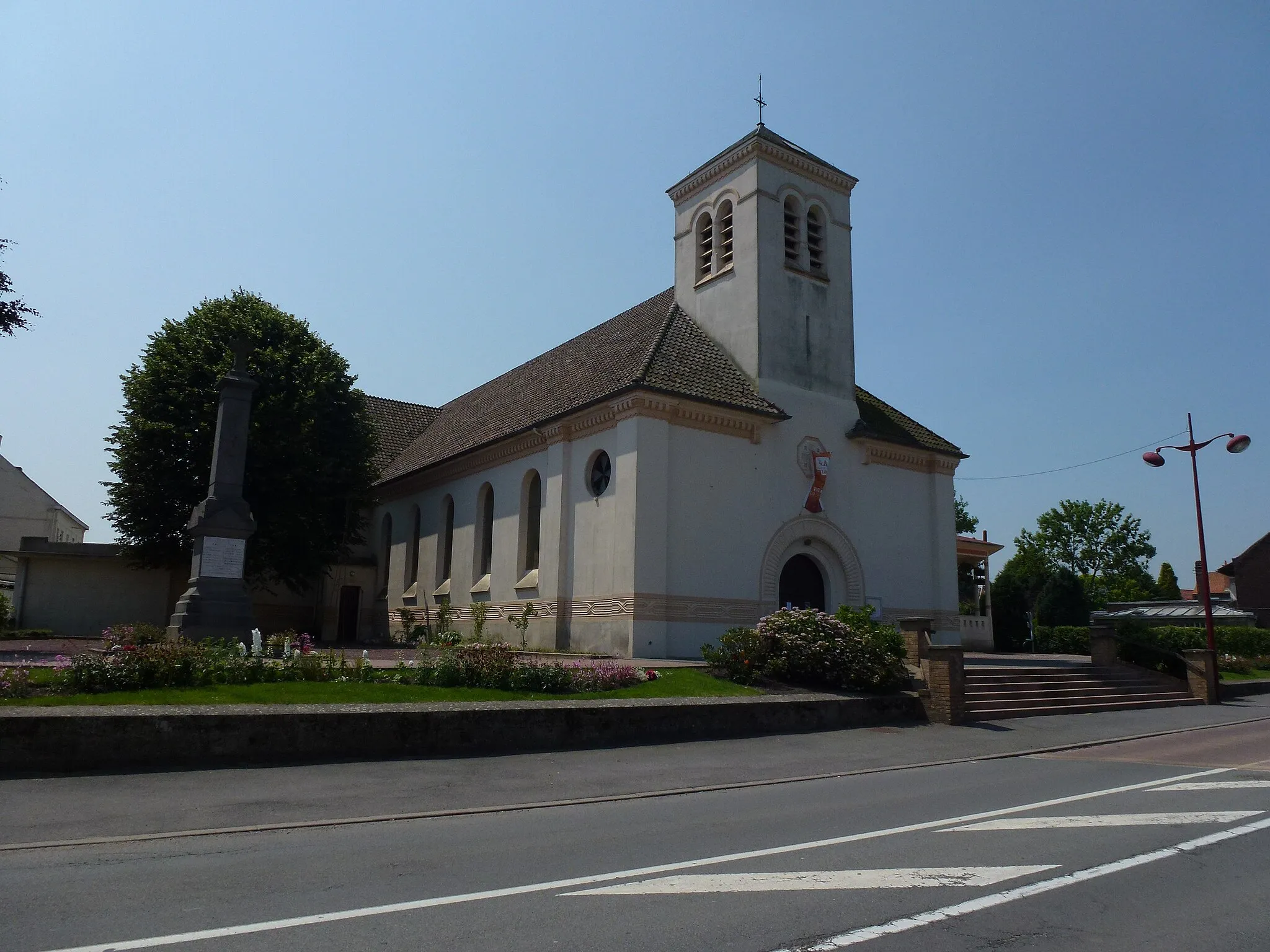 Photo showing: Thumeries (Nord, Fr) église