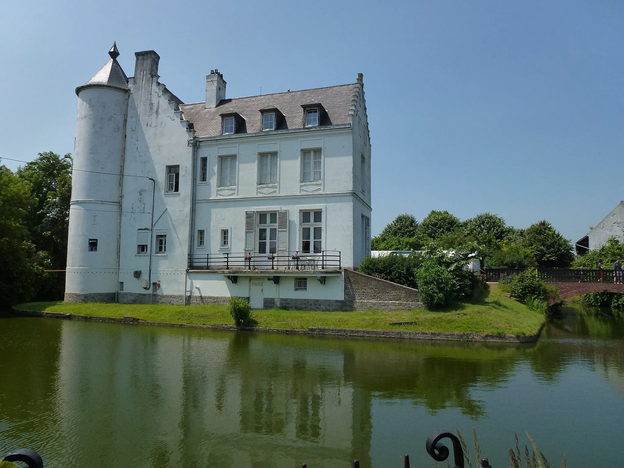 Photo showing: Thumeries (Nord, Fr) le château blanc