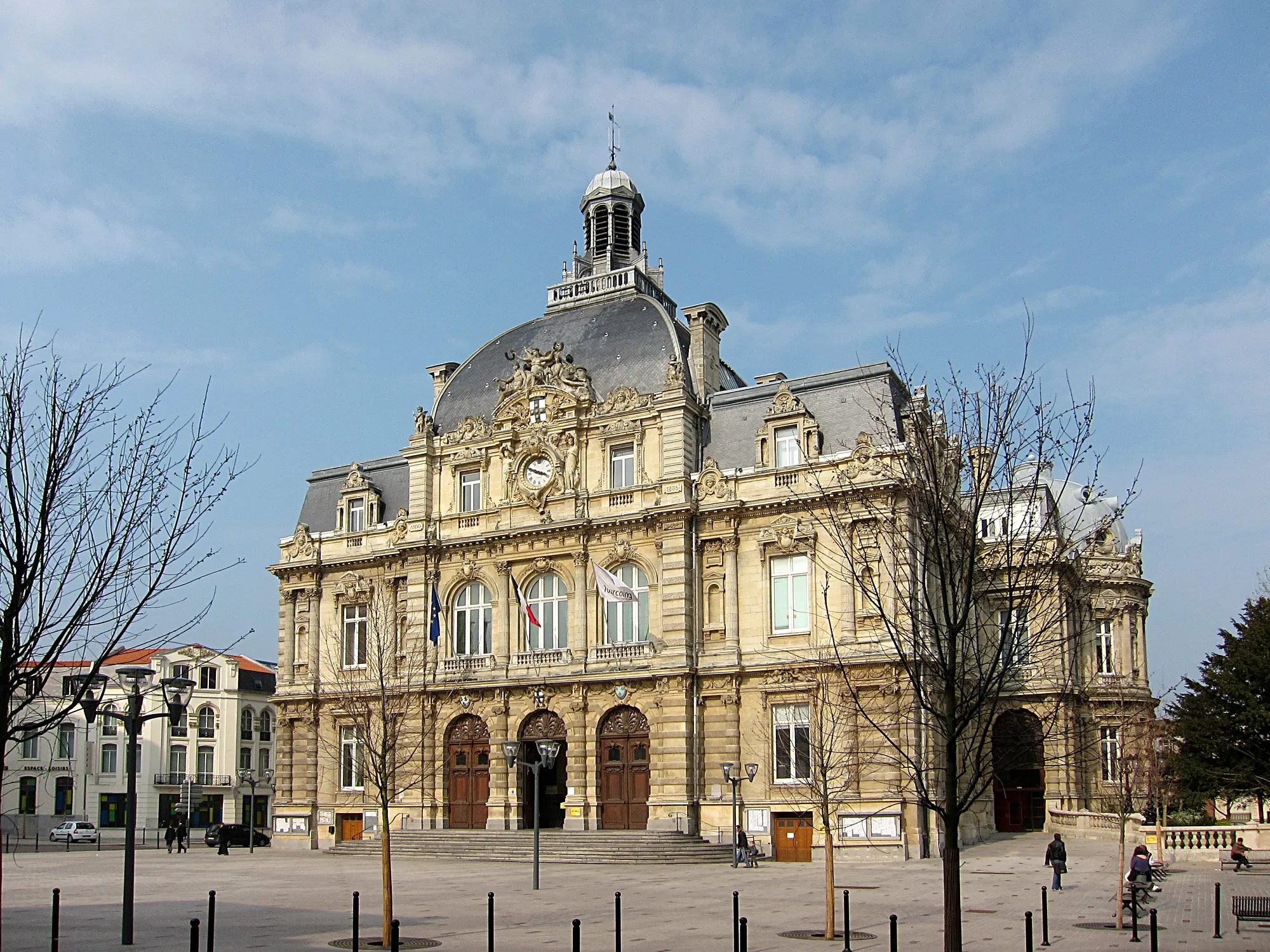 Photo showing: The town hall of Tourcoing (Nord, France).