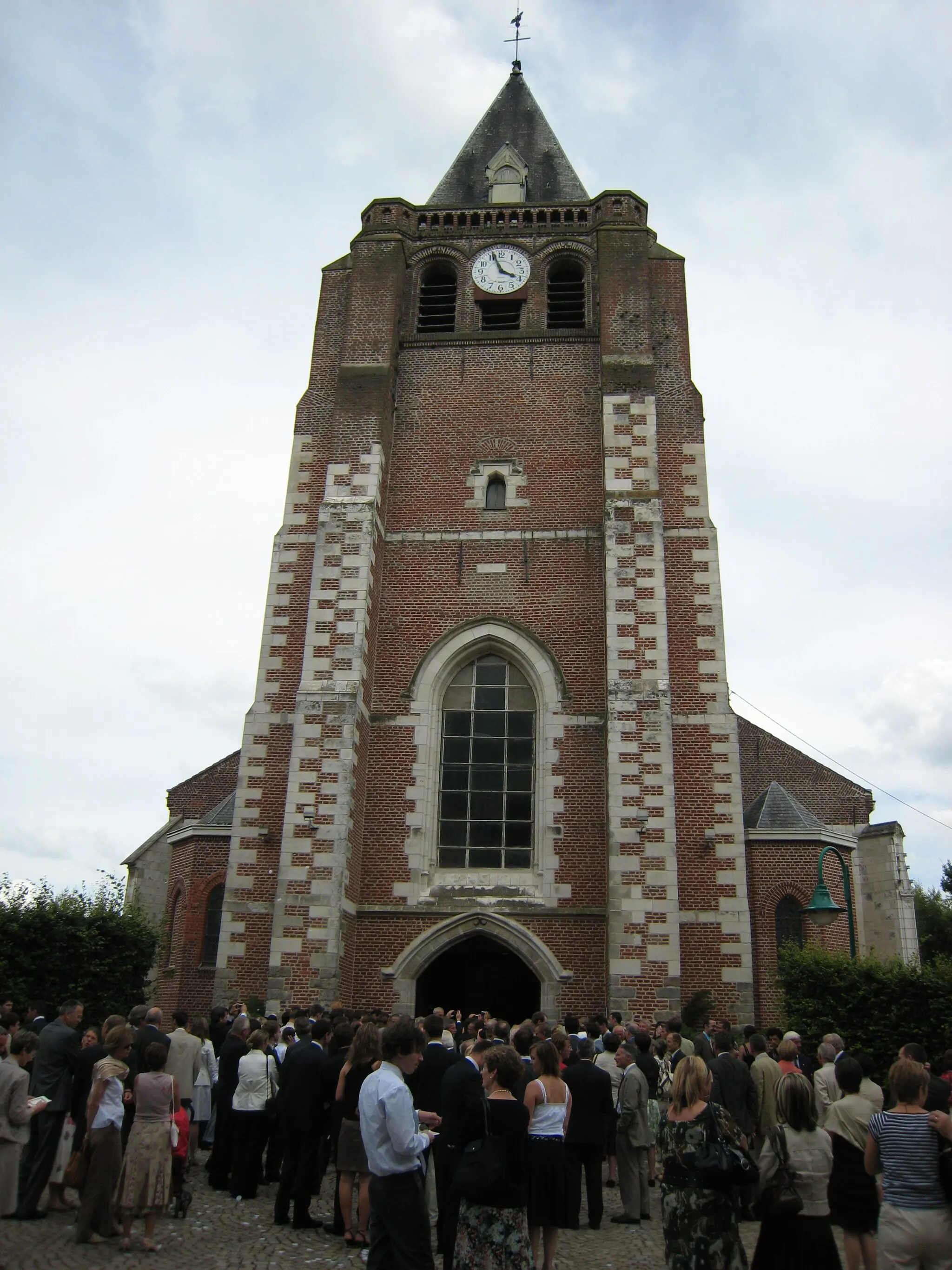 Photo showing: Saint-Chrysole church at Verlinghem, France