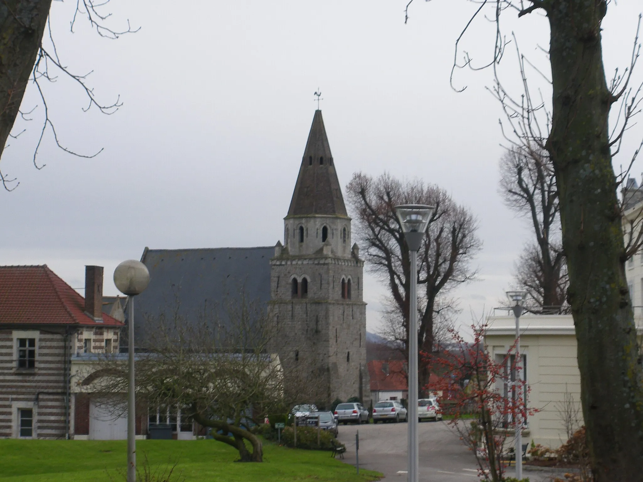 Photo showing: Vue de l'église de Verquin.
