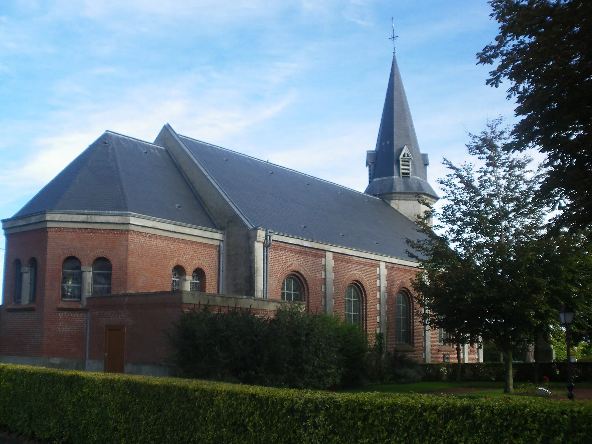 Photo showing: Vue de l'église Saint-Vaast de Violaines.