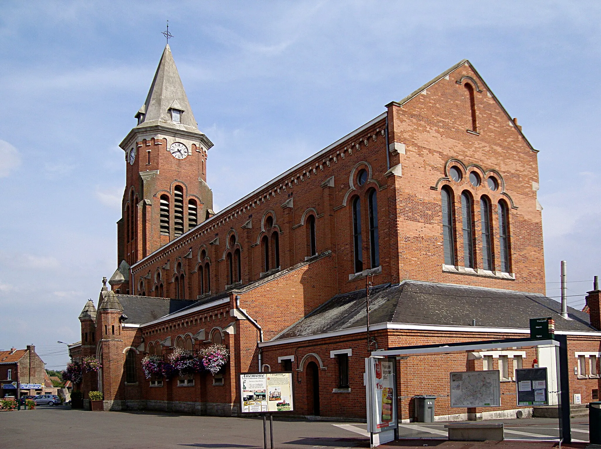 Photo showing: L'église Saint-Martin de Wavrin (Nord).