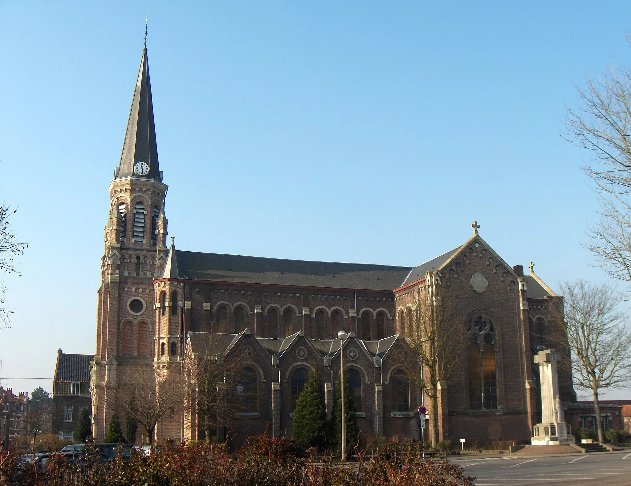 Photo showing: Wervicq-Sud (France, dépt. Nord), église de Notre Dame de l'Immaculée Conception.