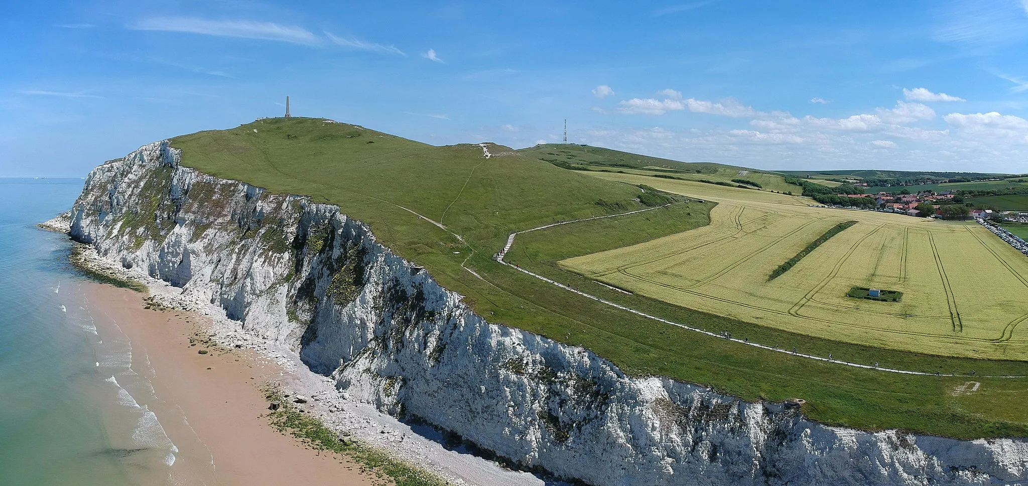 Photo showing: Cap Blanc-Nez vue d'un drone