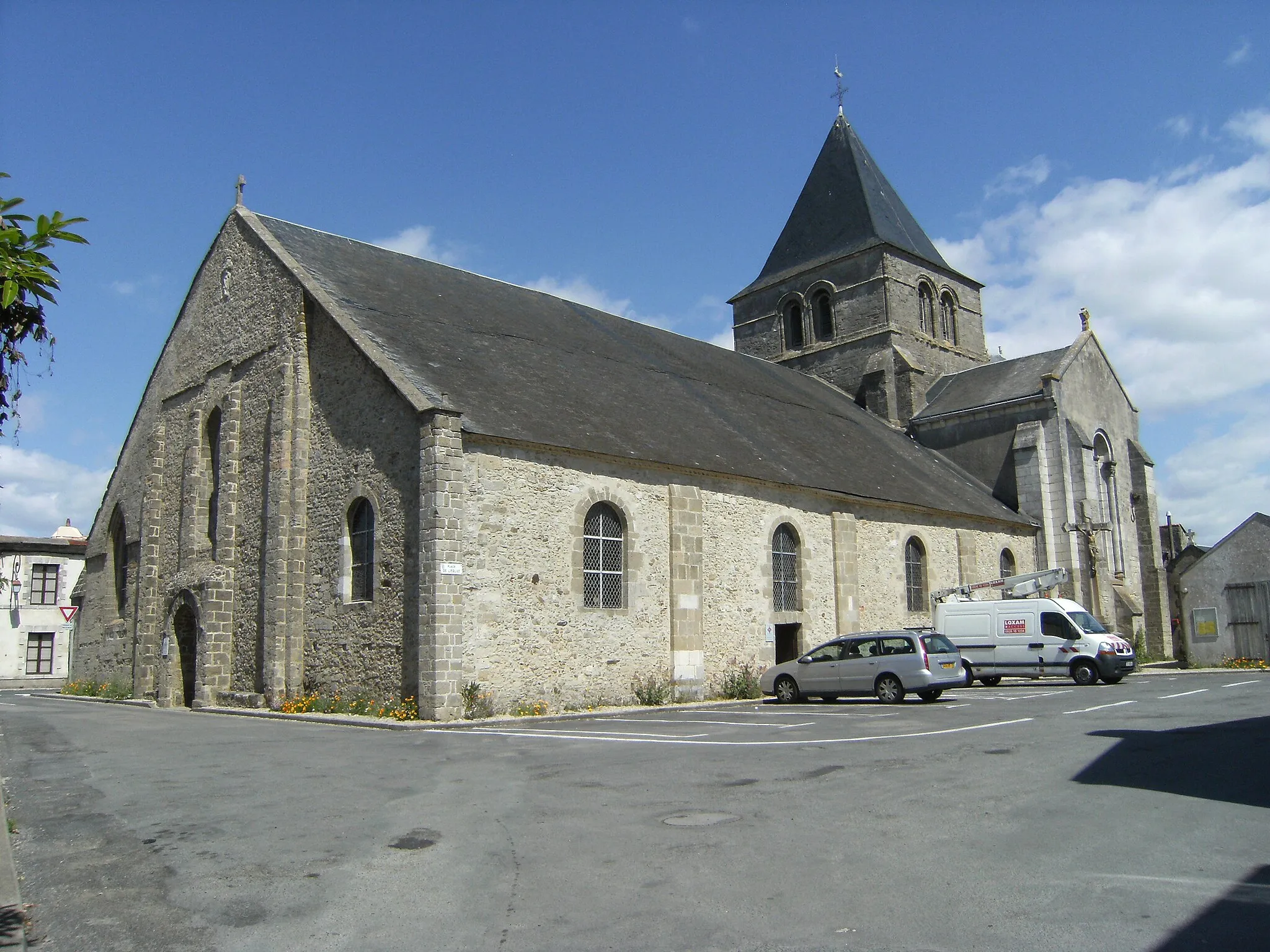 Photo showing: church Saint Philibert in Beauvoir sur Mer