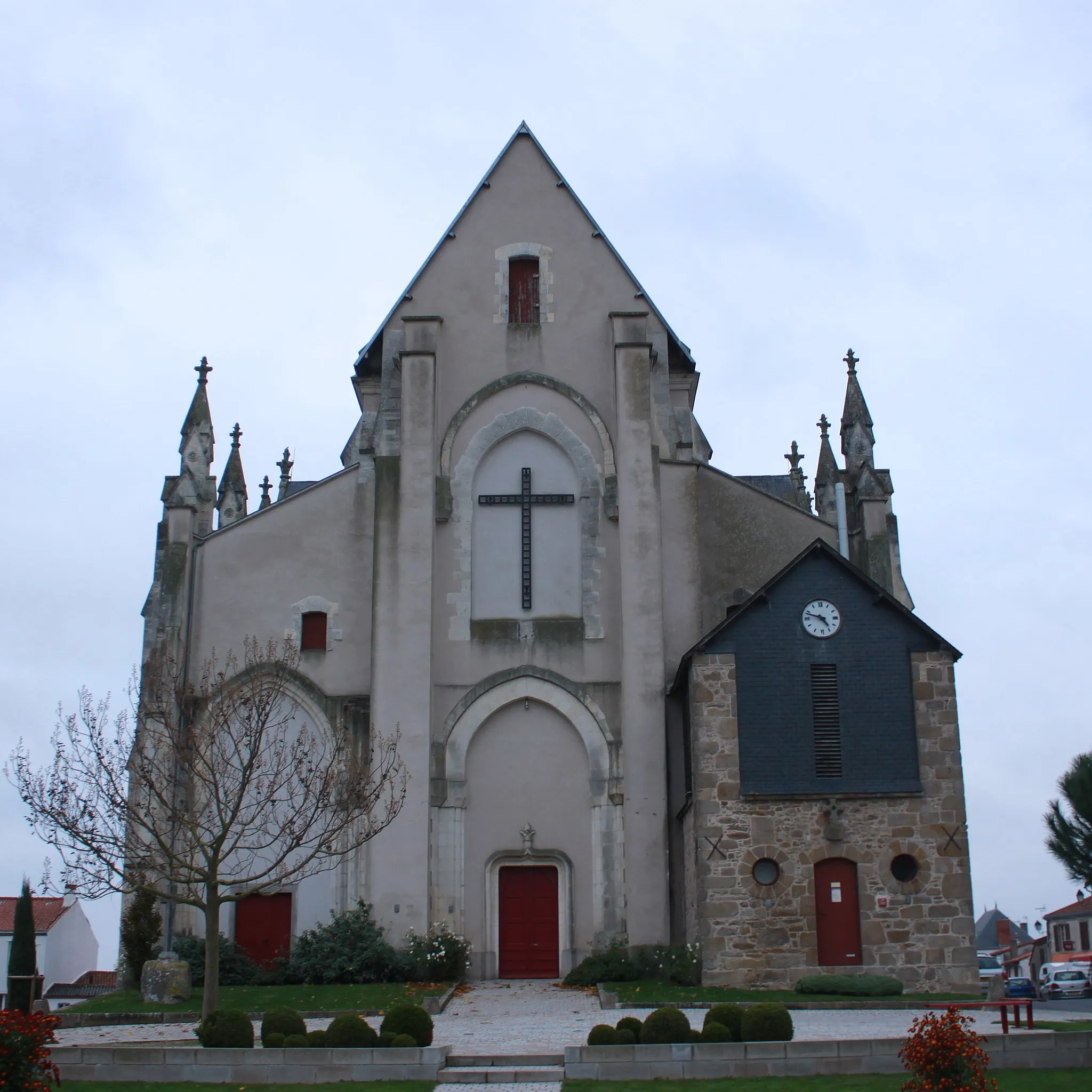 Photo showing: Église Sainte-Radegonde-Saint-Sébastien, 1872, Boussay.