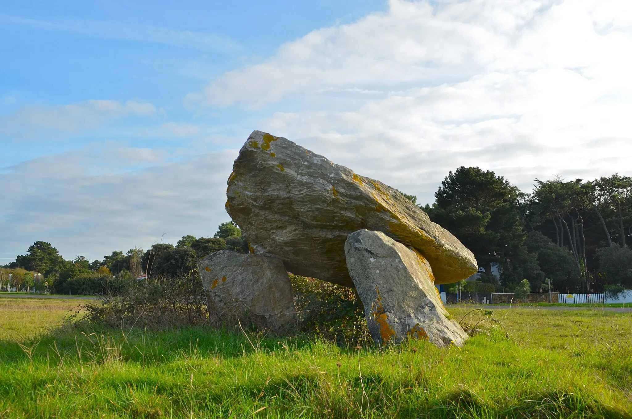 Photo showing: Dolmen de Pierre levée de Soubise - Brétignolles-sur-Mer (Vendée)