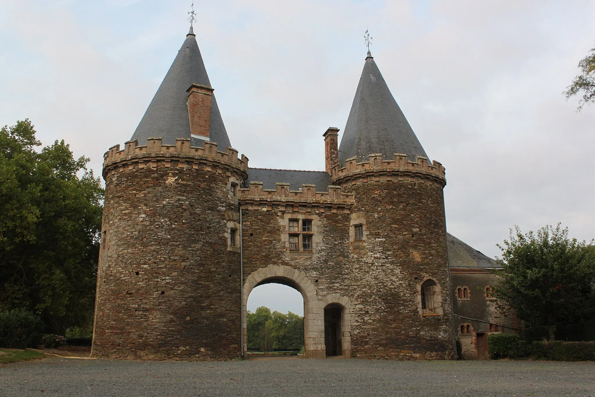 Photo showing: Château du Plessis, Fr-49-Gesté.