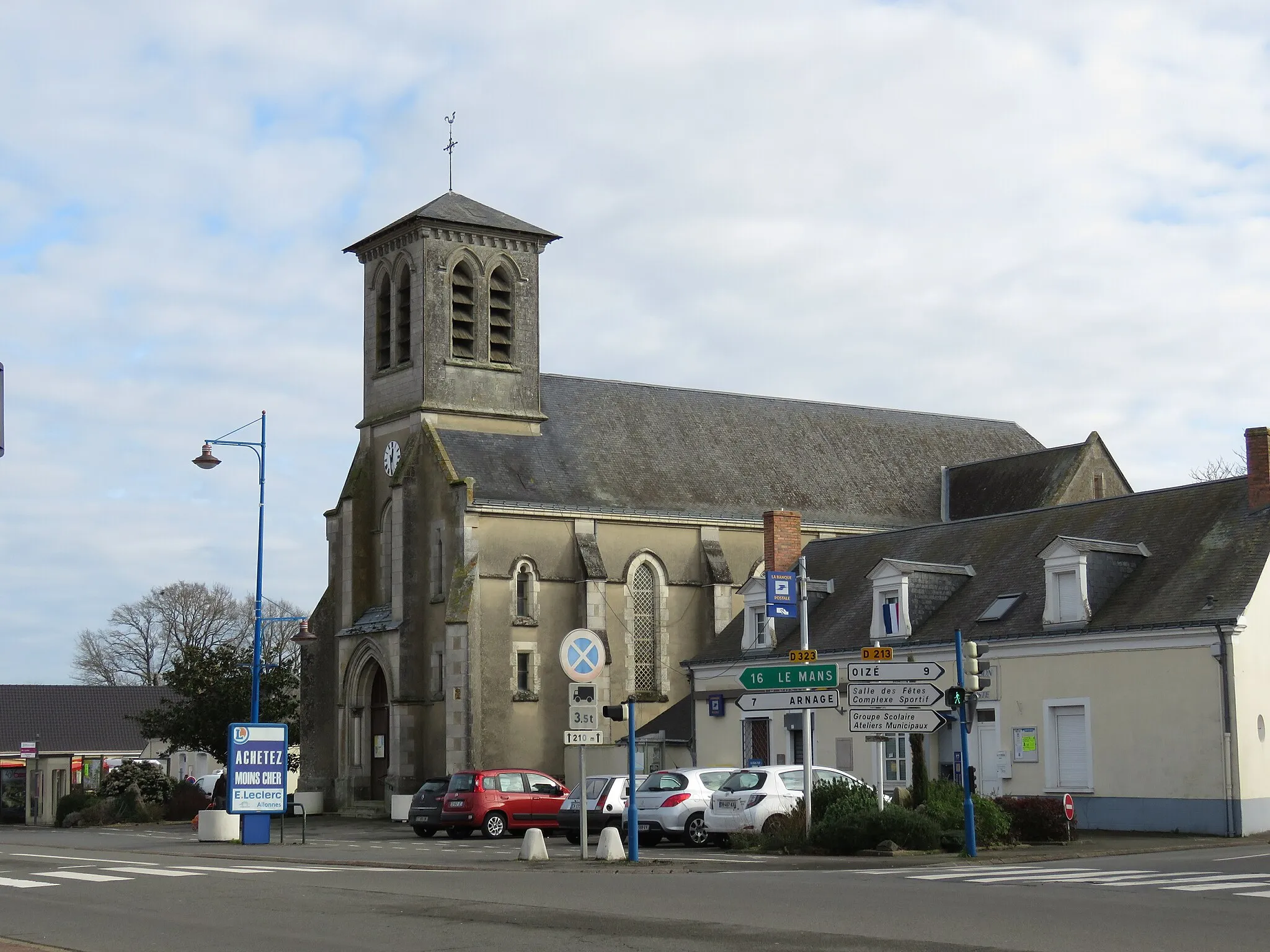 Photo showing: église vue depuis la rue