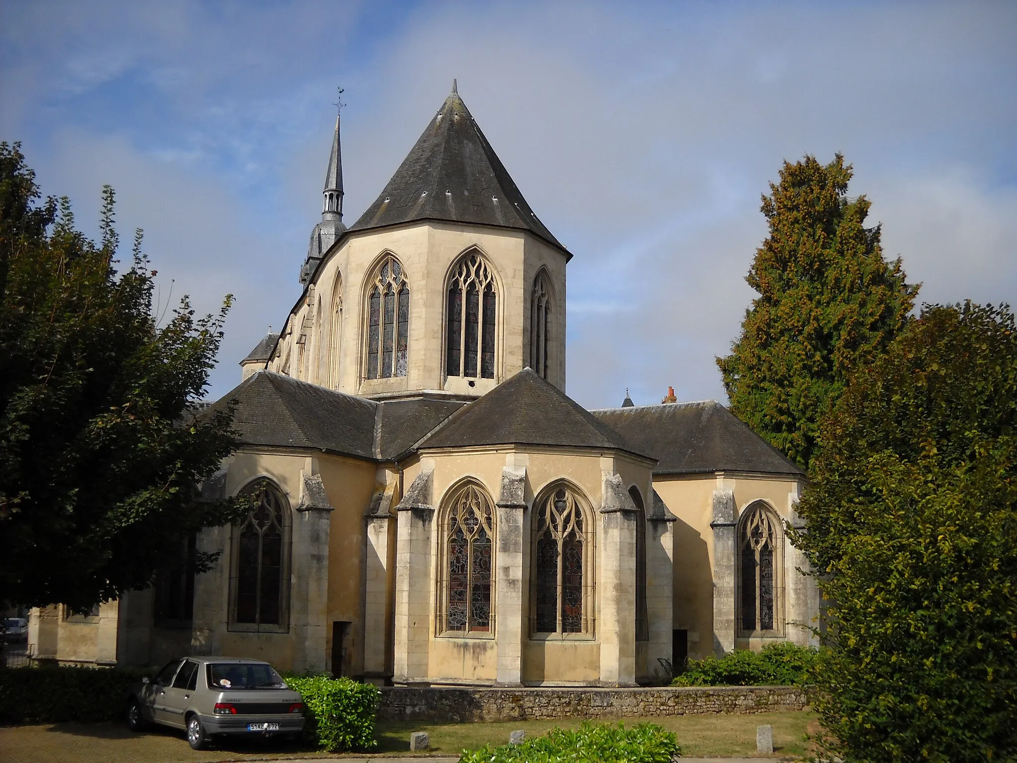 Photo showing: Notre-Dame's church, in Mamers, Sarthe, France.