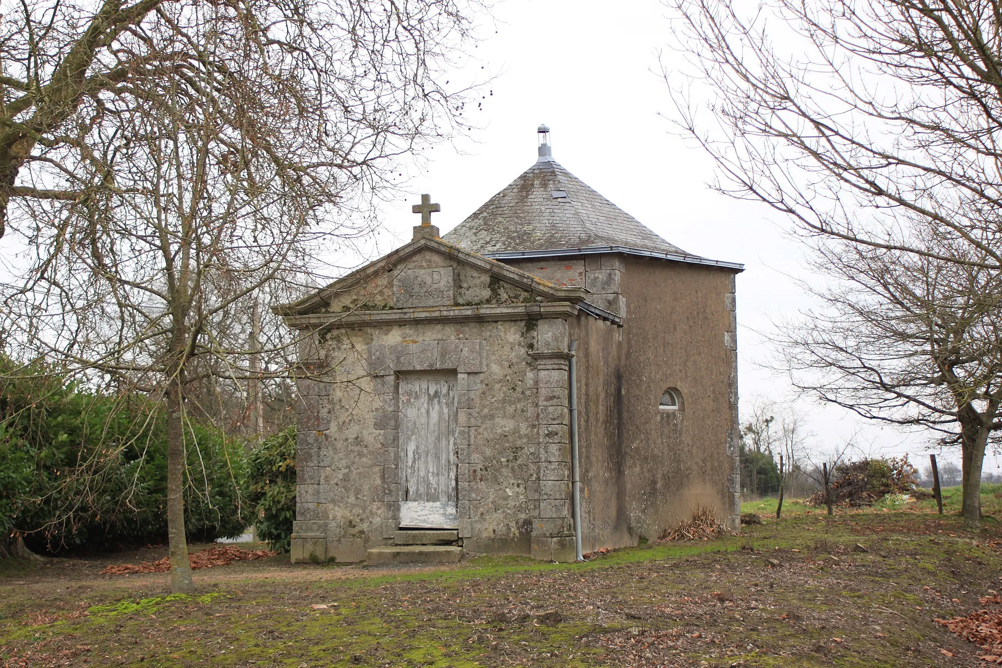 Photo showing: Chapelle Notre-Dame-de-Grâce, la Tulévrière, Fr-49-Montfaucon-Montigné.