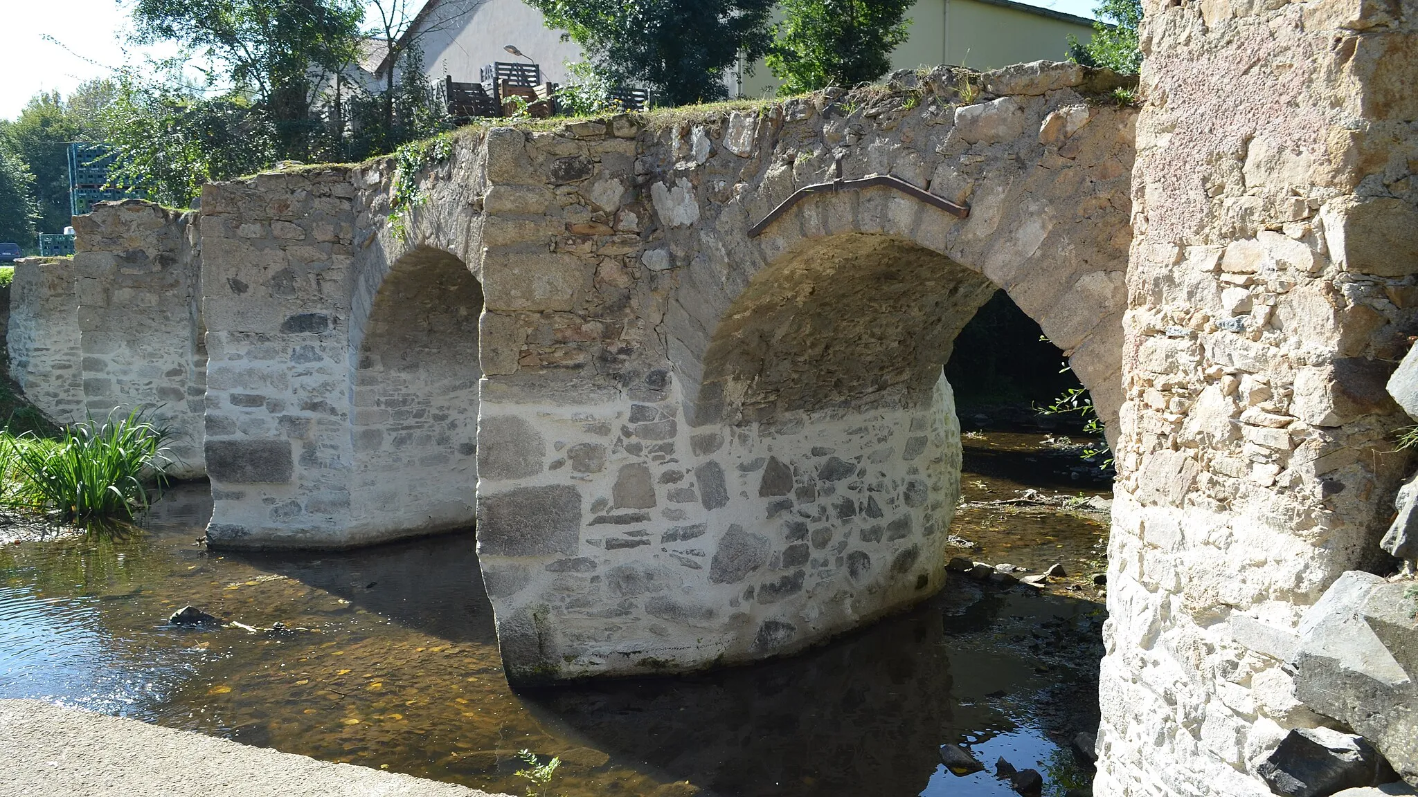Photo showing: Pont romain, I°, sur la Sanguèze, Fr-44-Mouzillon.