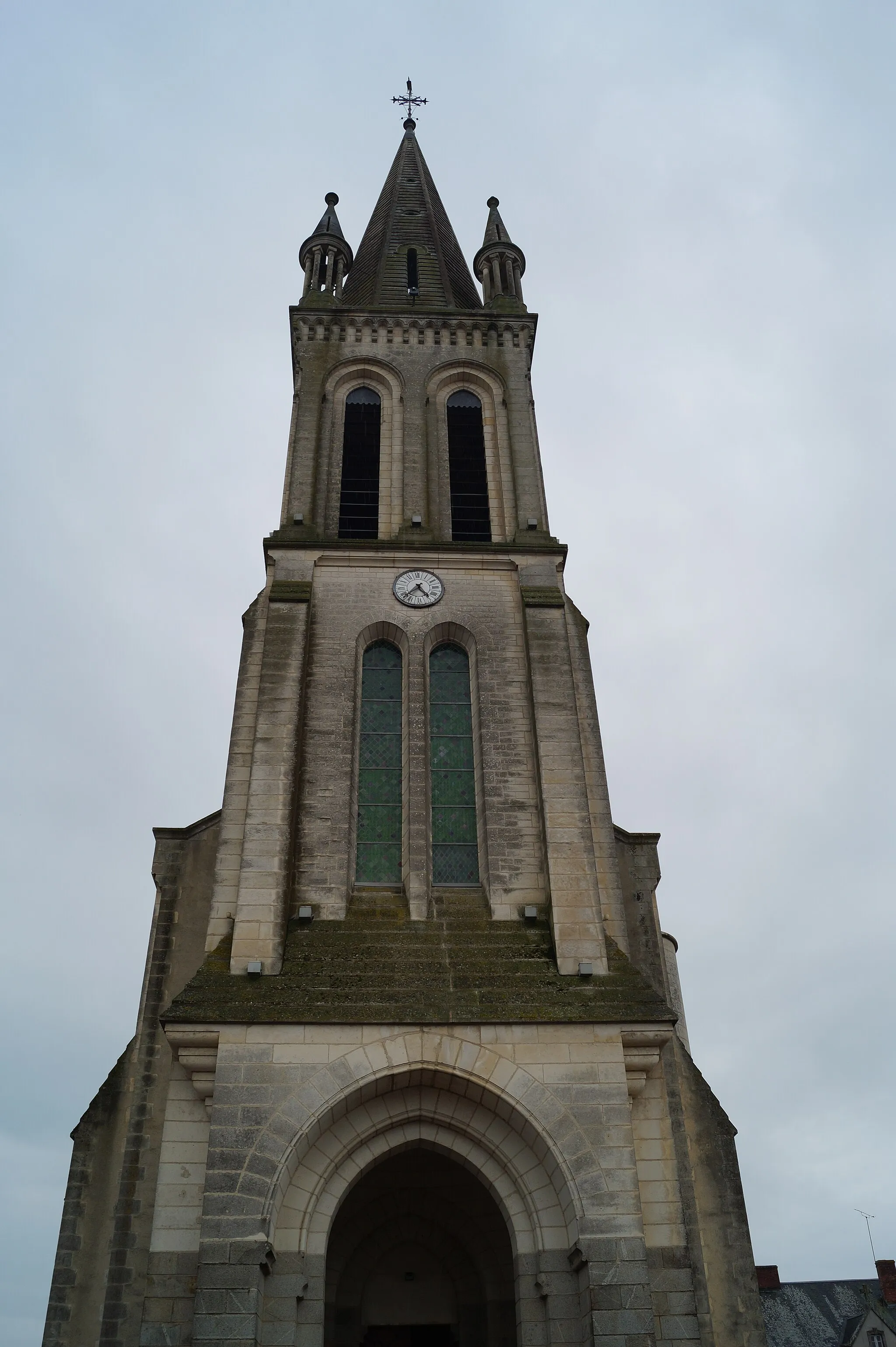 Photo showing: L’église Saint-Denis de Saint-Denis-la-Chevasse.