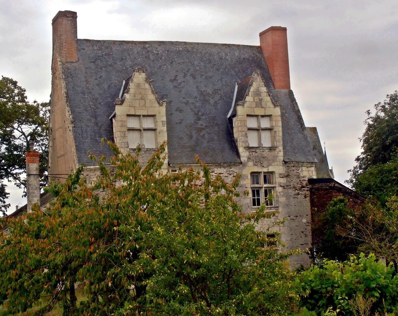 Photo showing: Logis de la Gachetière à Saint-Jean-des-Mauvrets (Maine-et-Loire, France).