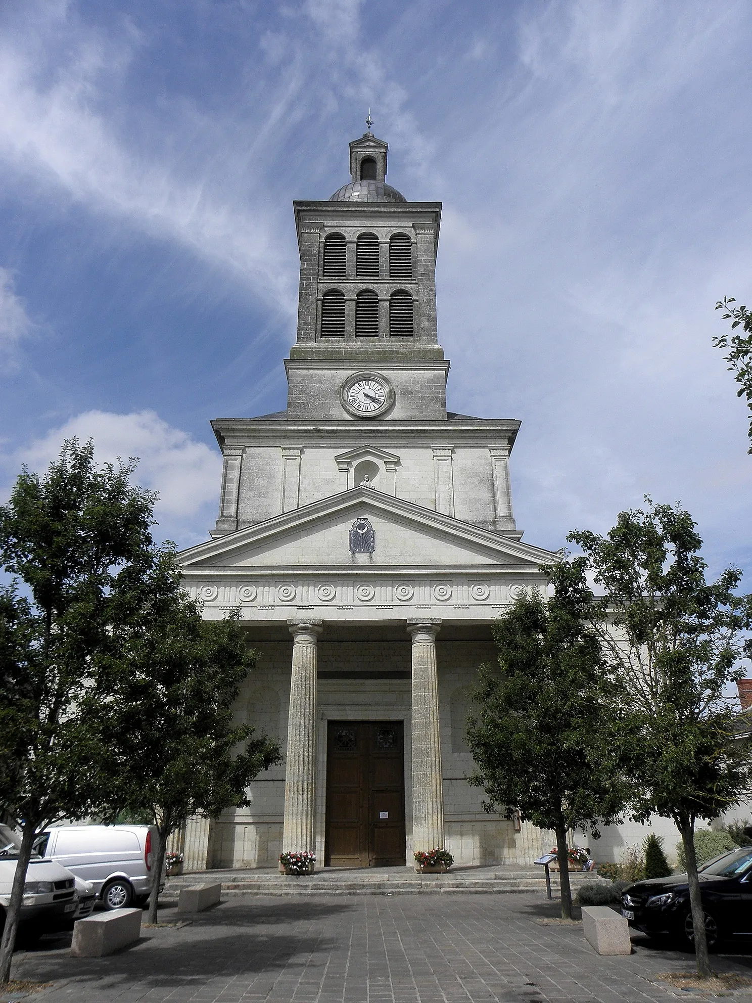 Photo showing: Église de Saint-Mathurin-sur-Loire (49).