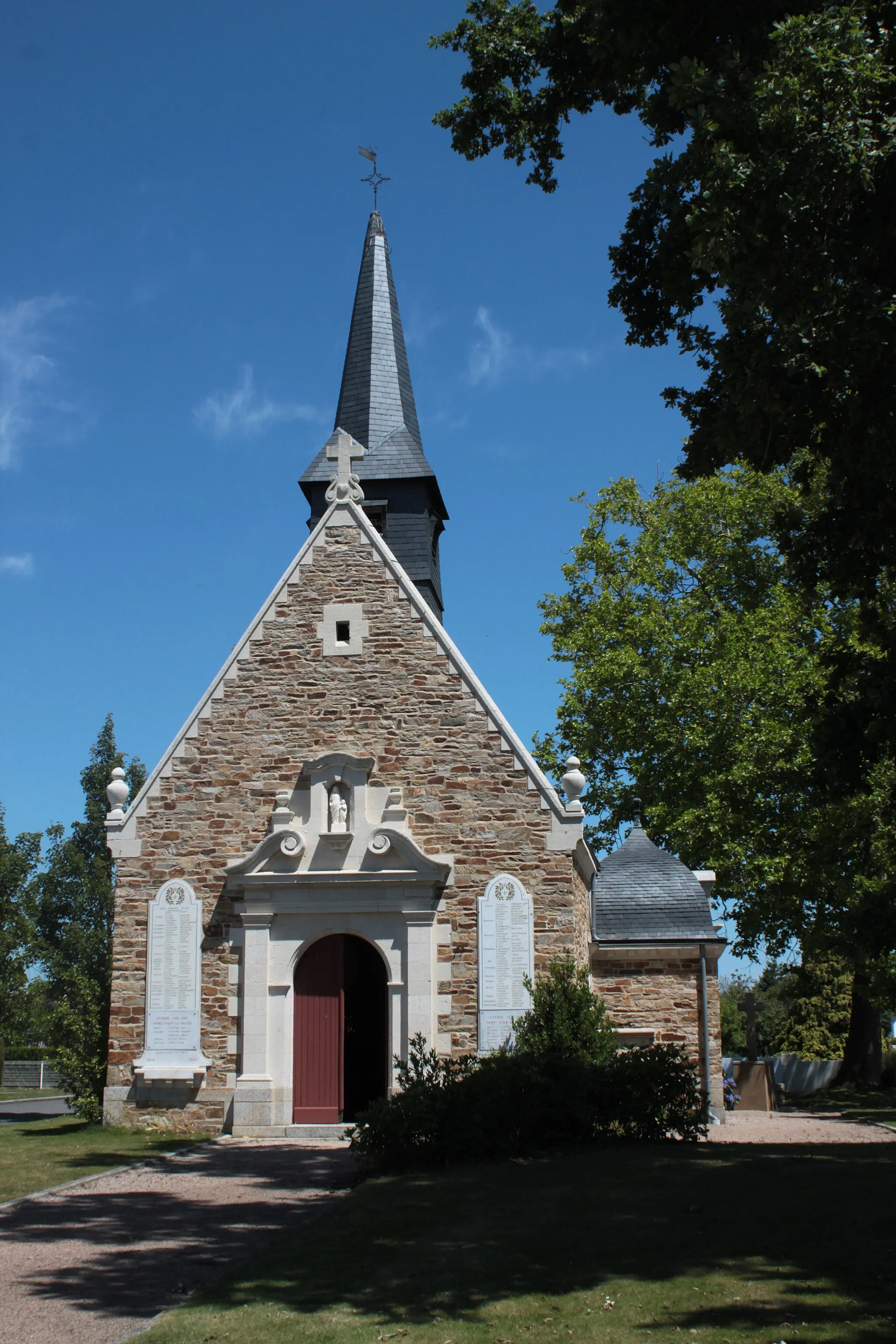 Photo showing: Église Sainte-Anne, 1695, Sainte-Anne-sur-Brivet.