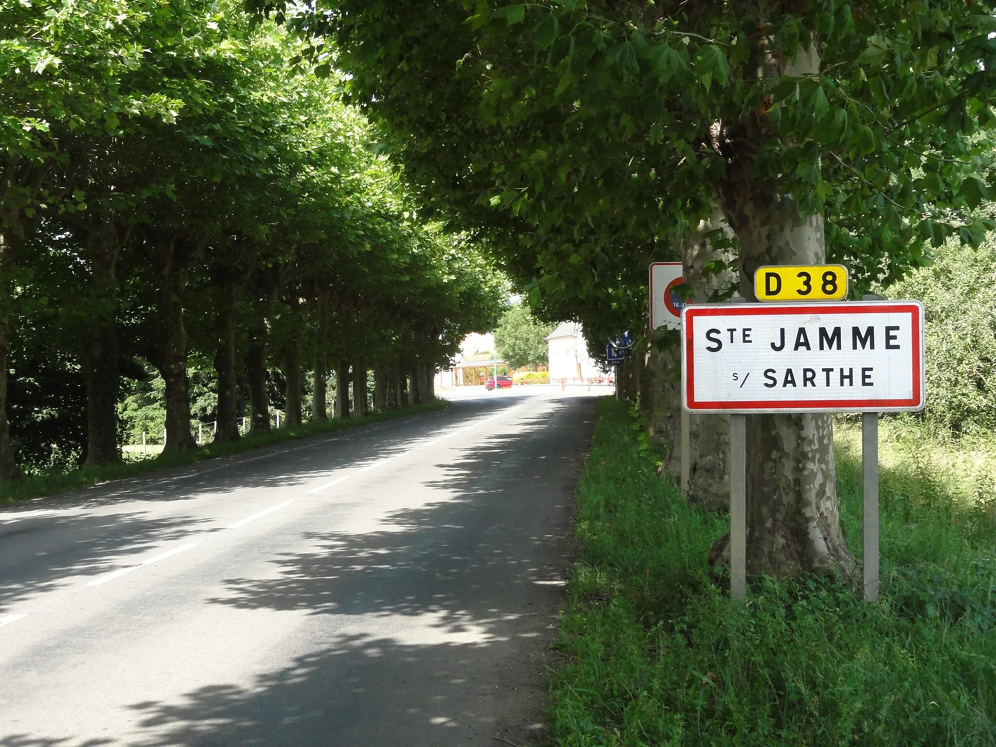 Photo showing: Sainte-Jamme-sur-Sarthe (Sarthe) entrée