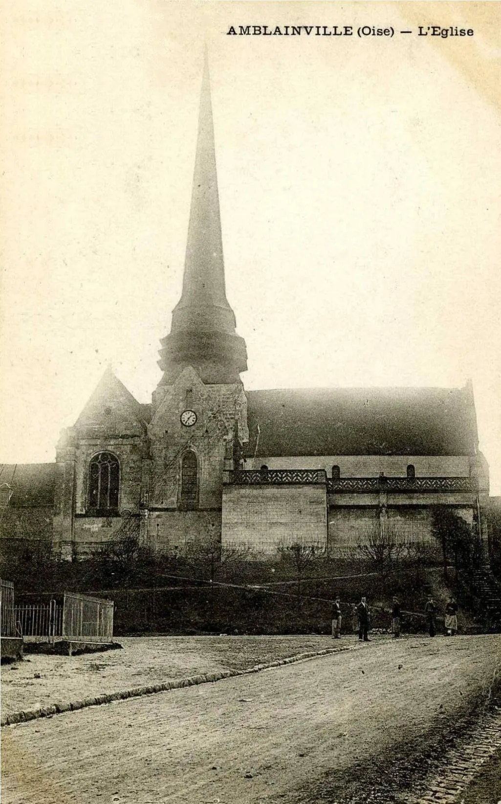 Photo showing: Vue depuis le nord au début XXe siècle.