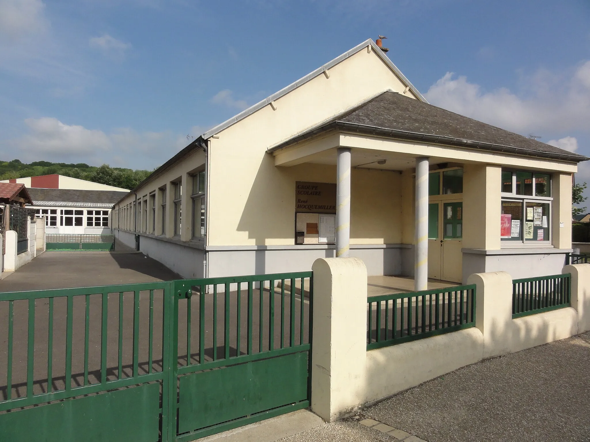 Photo showing: Courmelles (Aisne) école