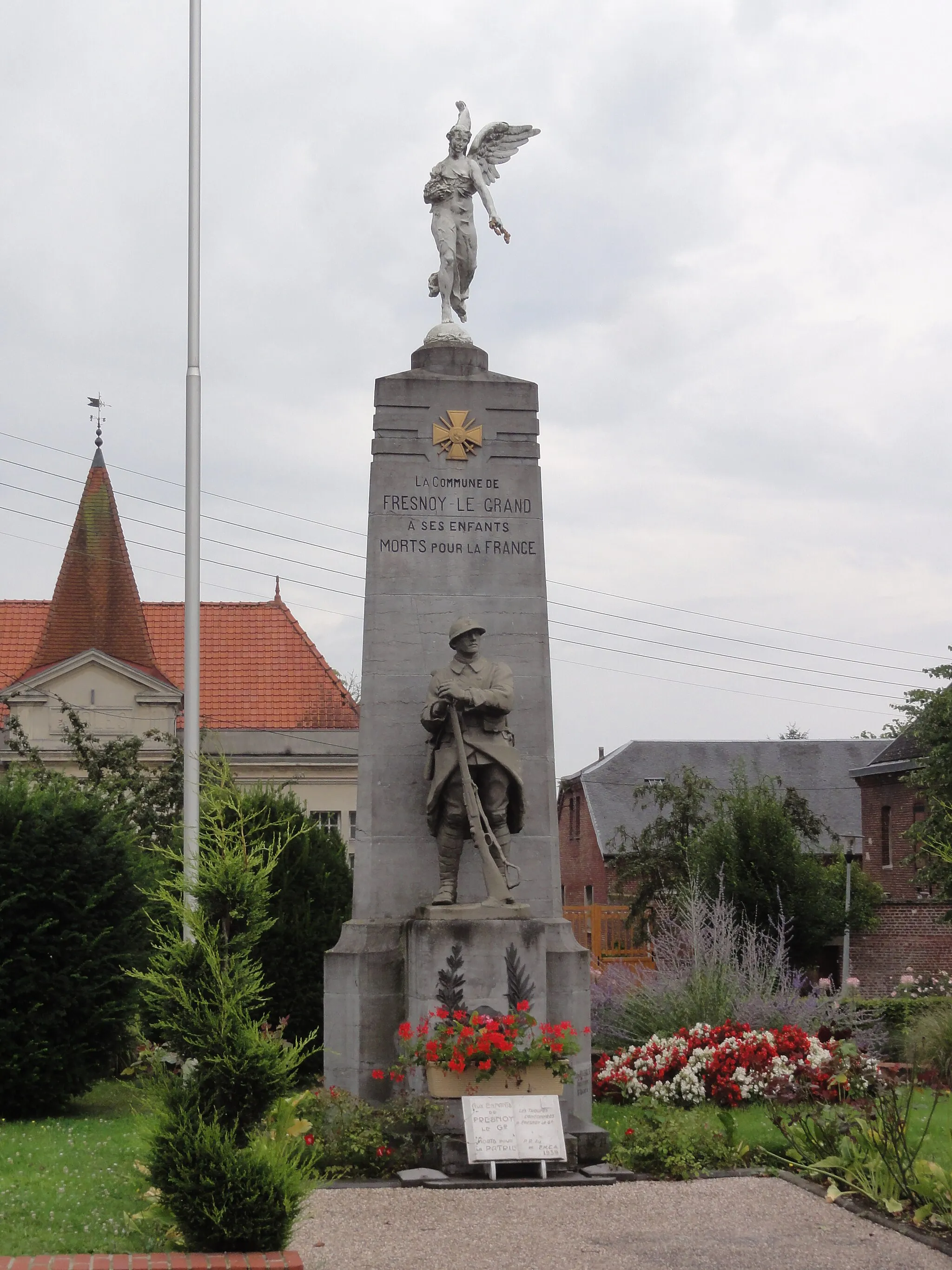 Photo showing: Fresnoy-le-Grand (Aisne) monument aux morts