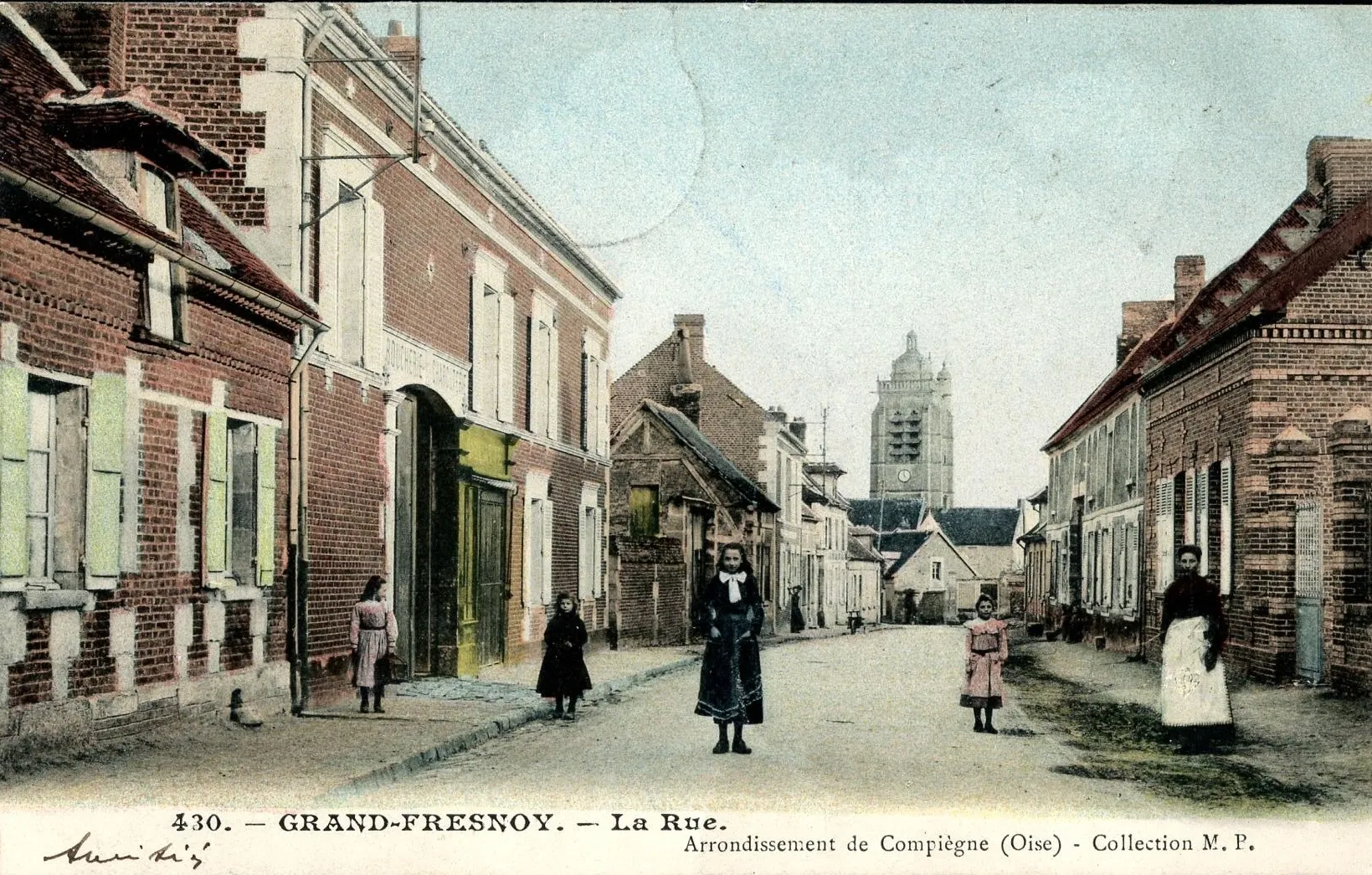 Photo showing: La Grand-Rue vers 1910.