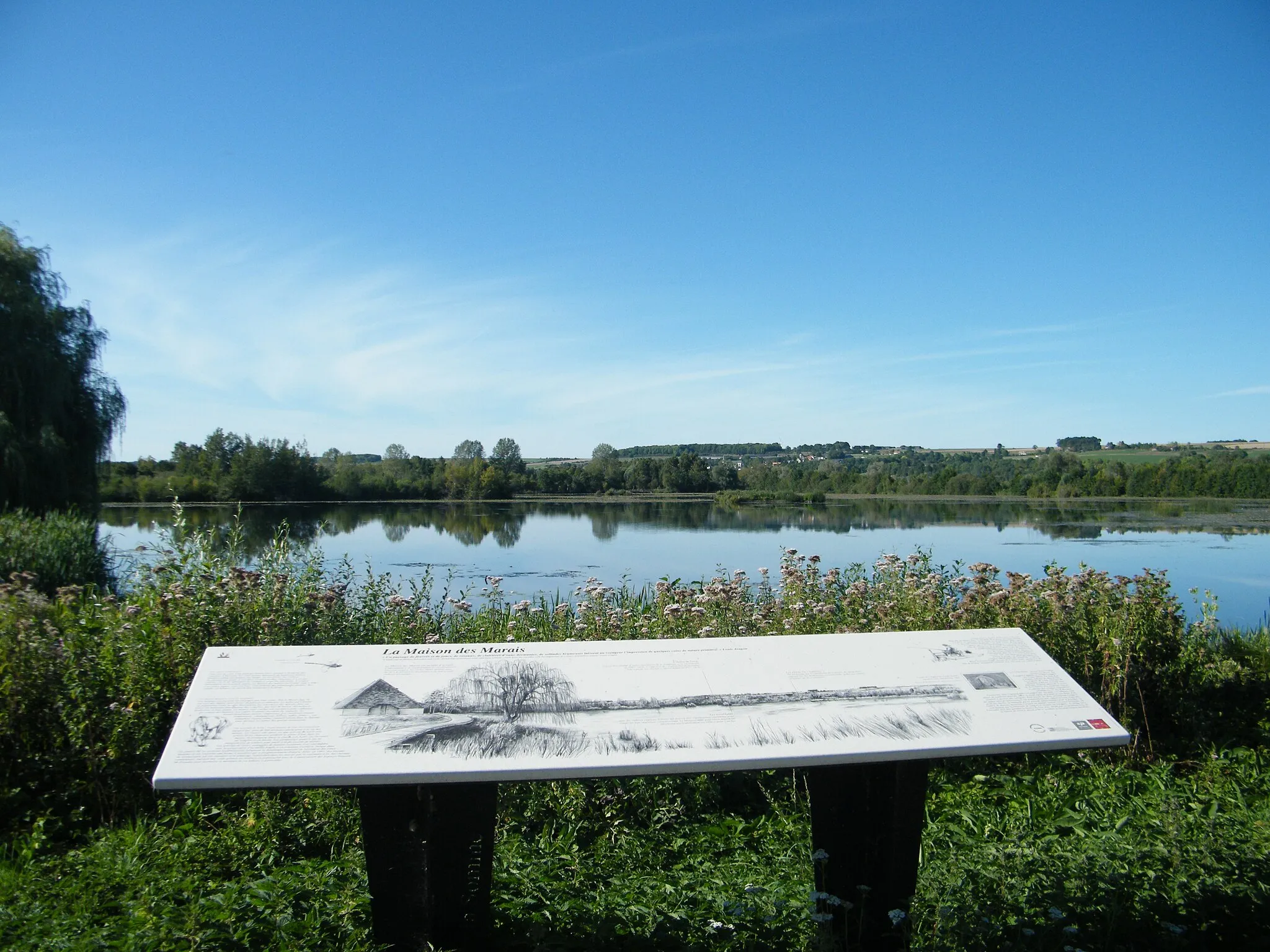 Photo showing: Longpré-les-Corps-Saint, marais, panorama, belvédère de la maison des marais.