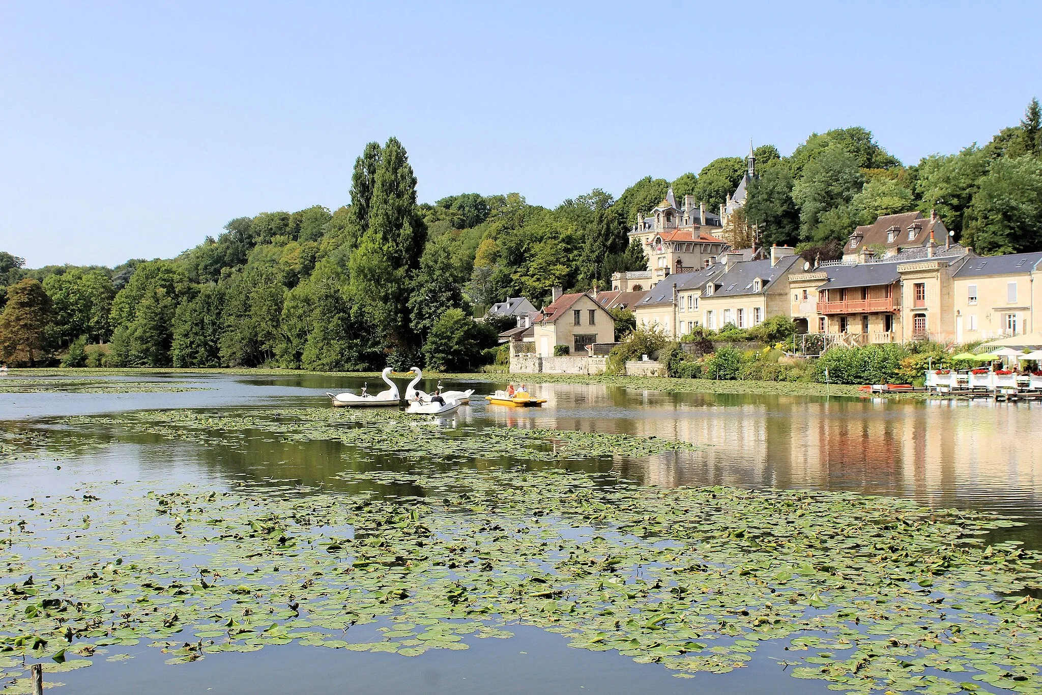 Photo showing: Pierrefonds, the pond