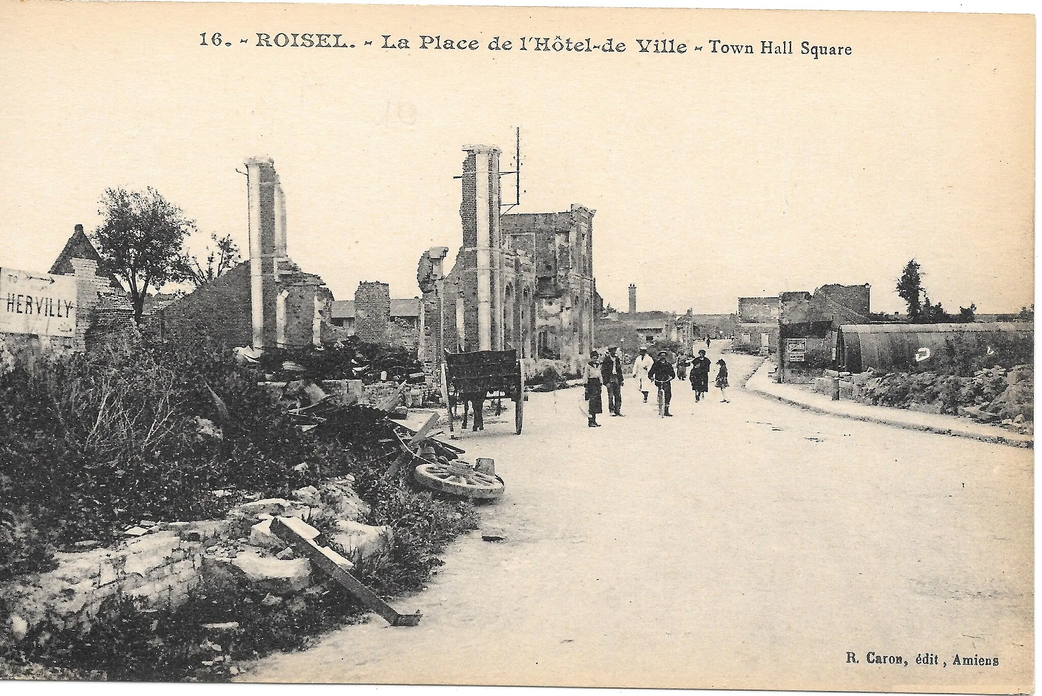 Photo showing: Roisel-la place en 1922