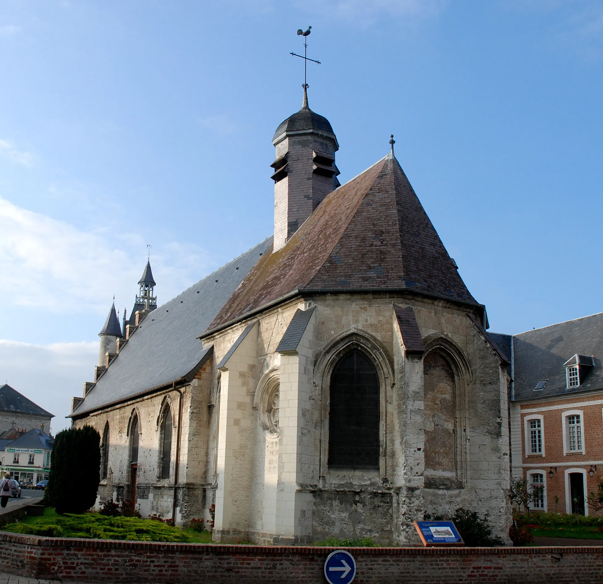 Photo showing: De kapel vanhet godshuis in Rue, Picardië, Frankrijk